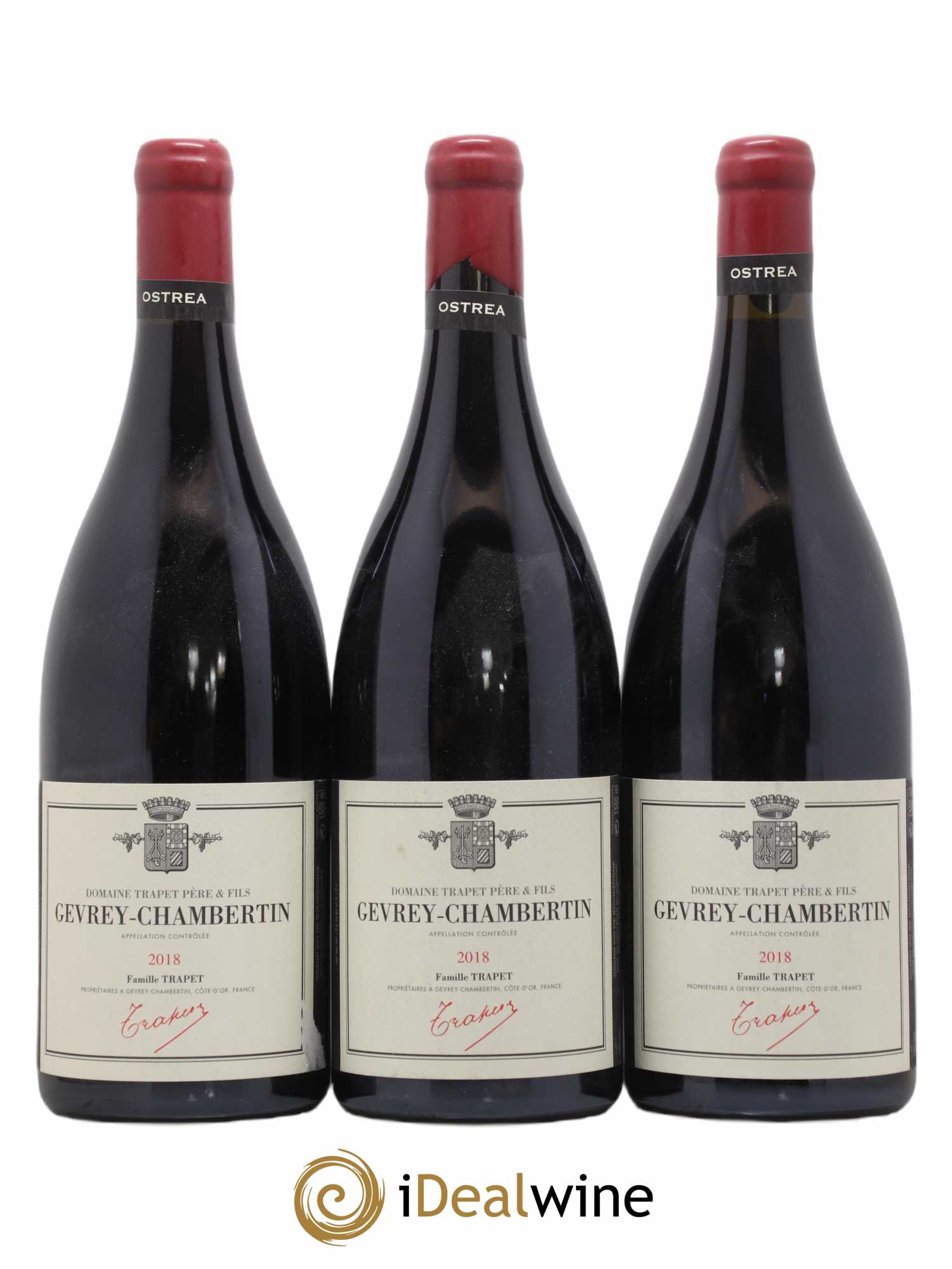 Gevrey-Chambertin Ostrea Domaine Trapet 2018 - Lot de 3 magnums - 0