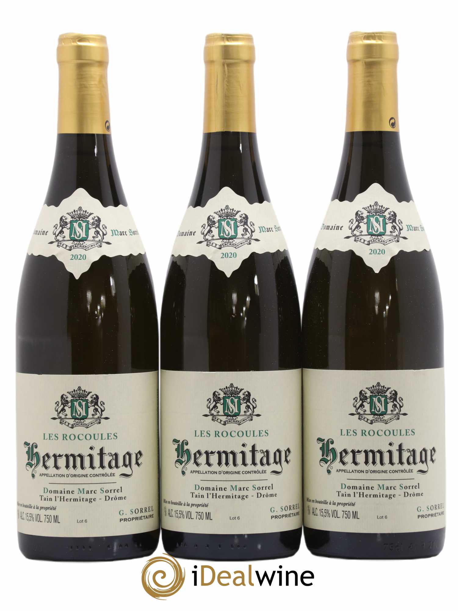 Hermitage Les Rocoules Marc Sorrel 2020 - Lot de 3 bouteilles - 0