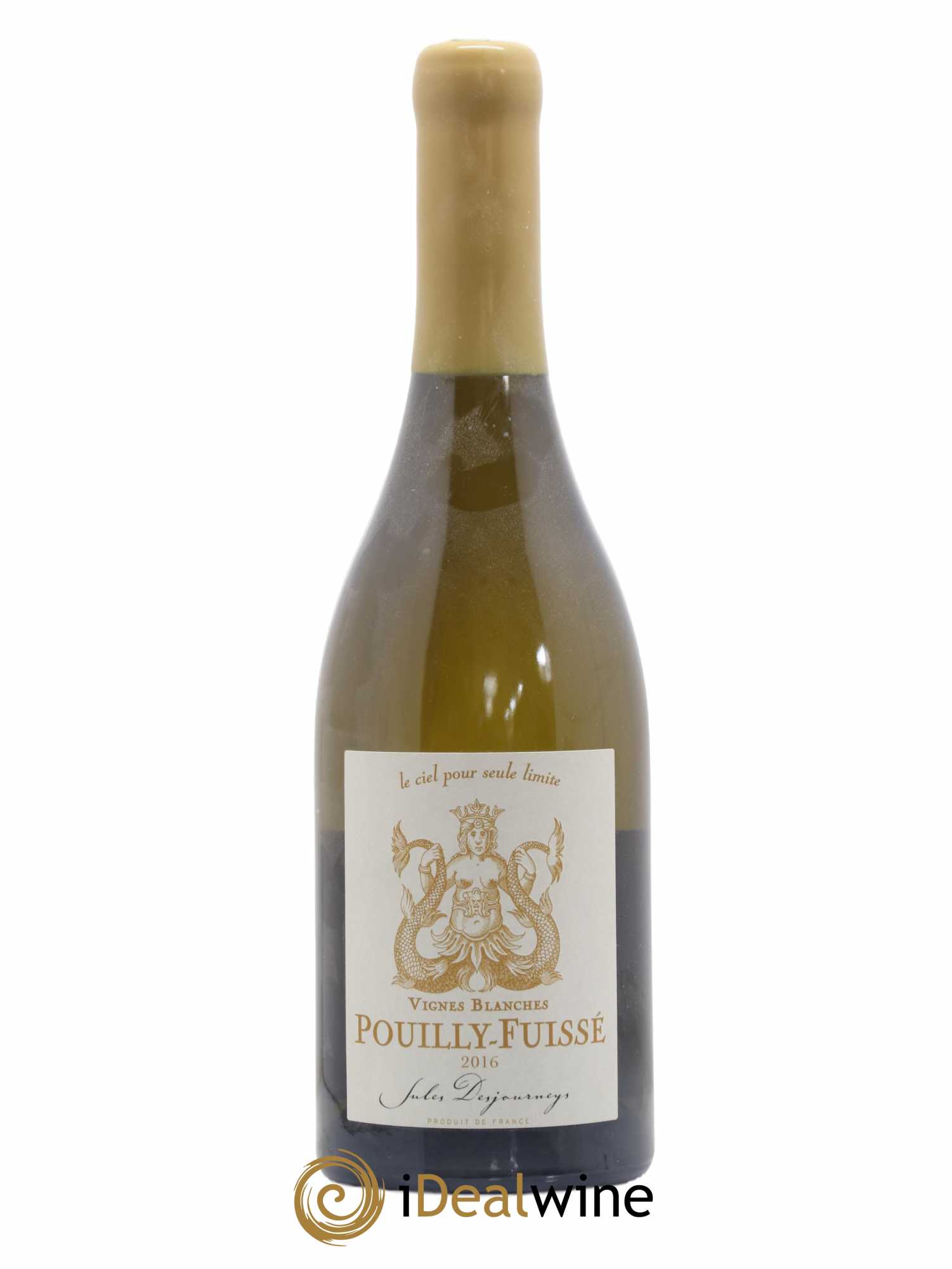 Pouilly-Fuissé Vignes Blanches Jules Desjourneys 2016 - Lot de 1 bouteille - 0