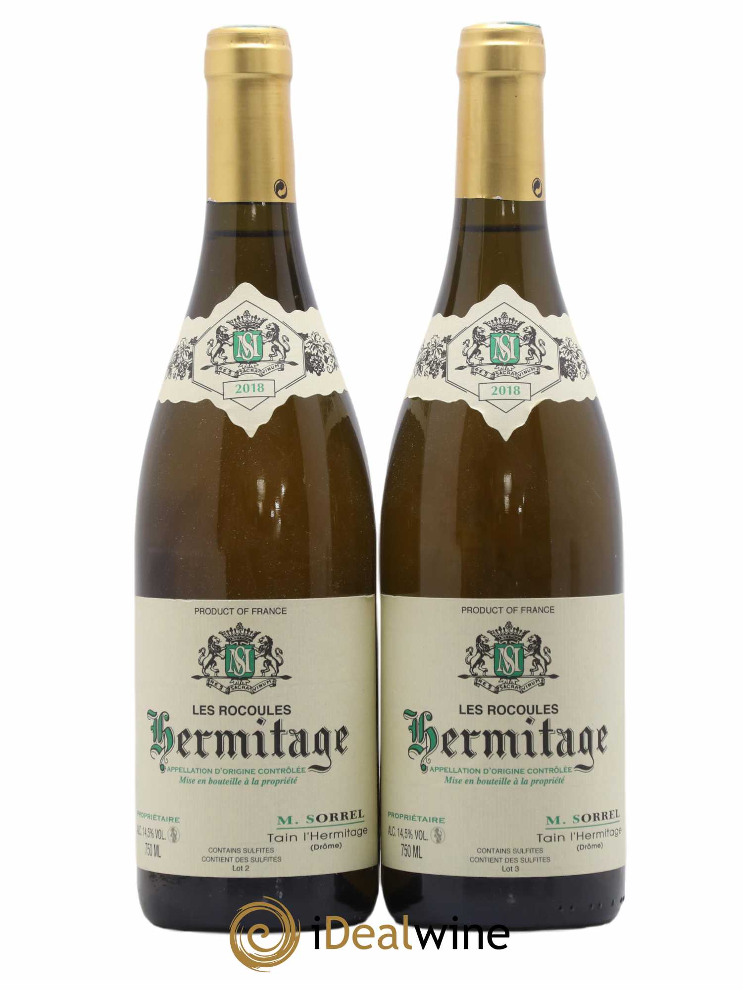 Hermitage Les Rocoules Marc Sorrel 2018 - Lot de 2 bouteilles - 0