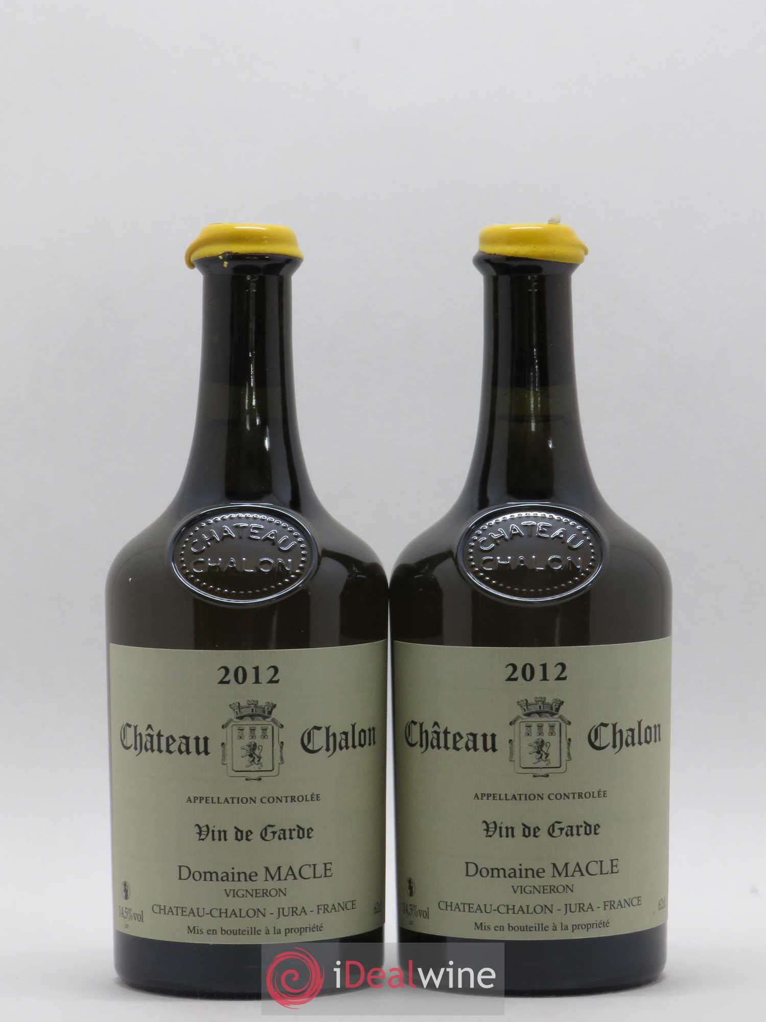 Château-Chalon Jean Macle (sans prix de réserve) 2012 - Lot de 2 bouteilles - 0