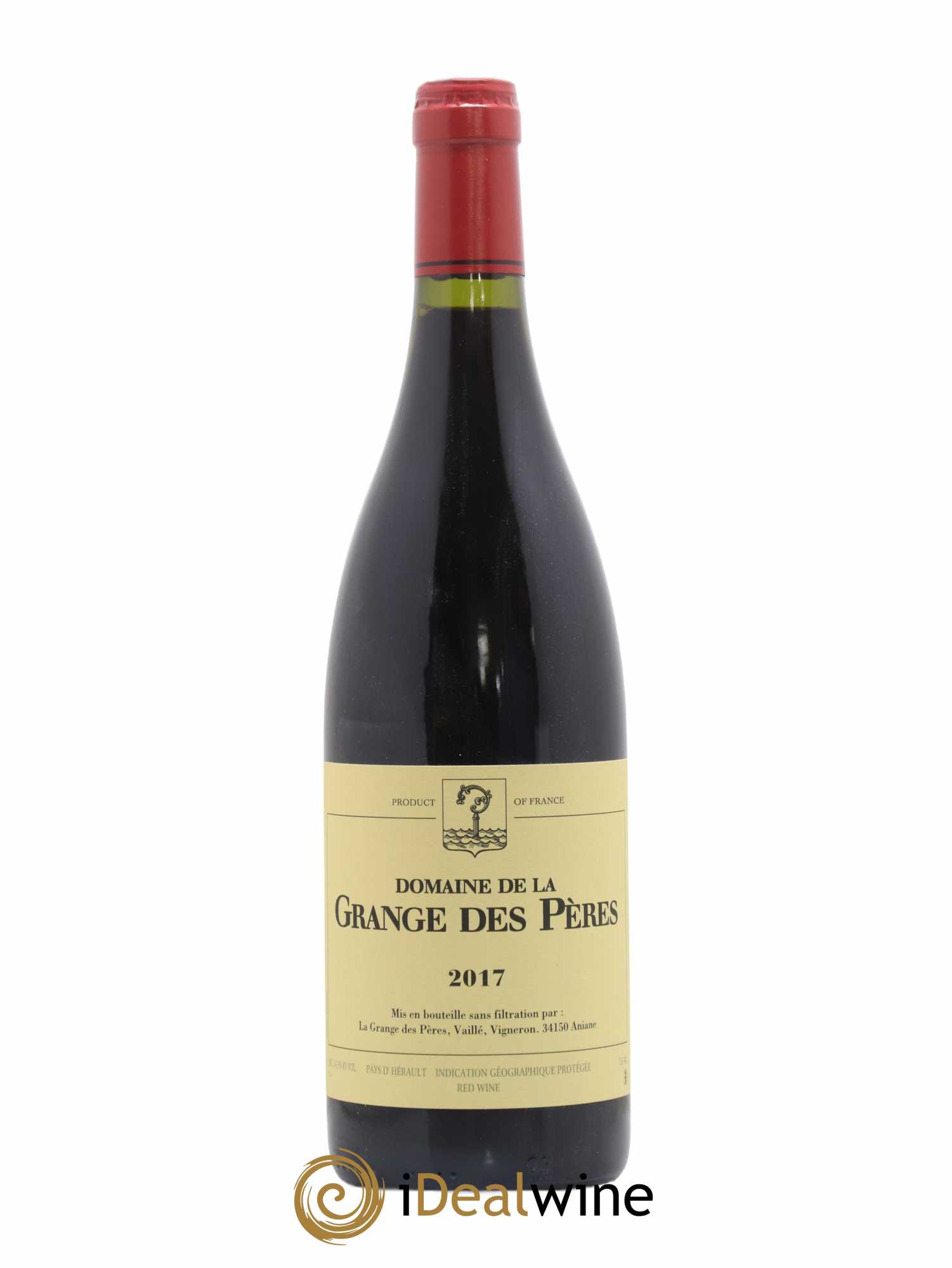 Pays d'Hérault Grange des Pères Laurent Vaillé 2017 - Lot de 1 bouteille - 0