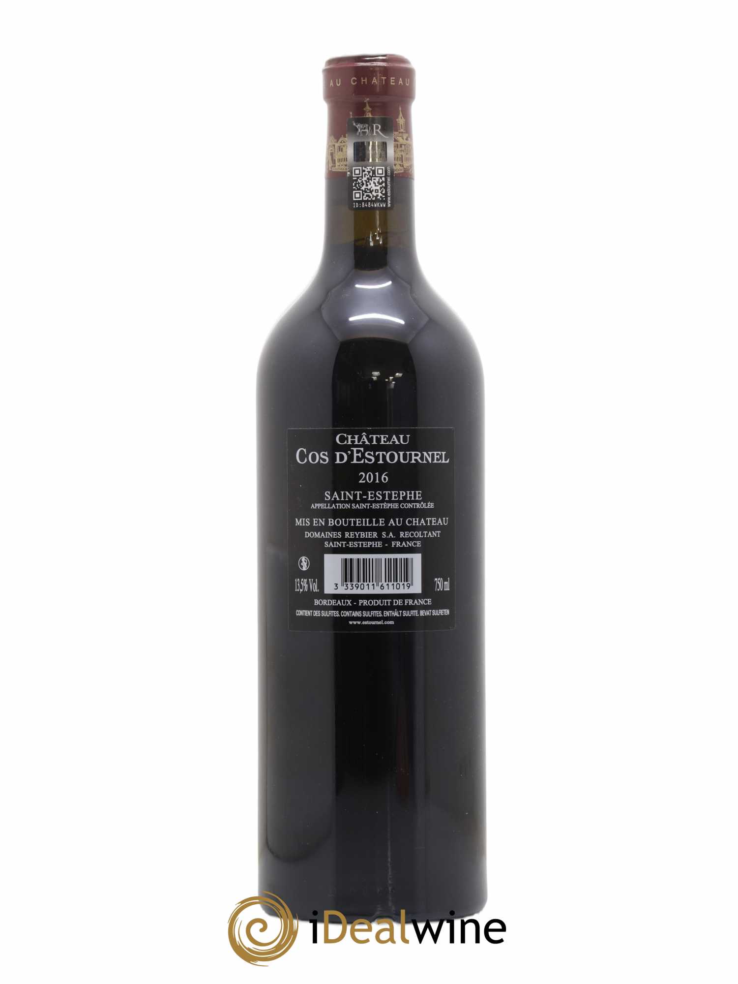 Cos d'Estournel 2ème Grand Cru Classé 2016 - Lot de 1 bouteille - 1