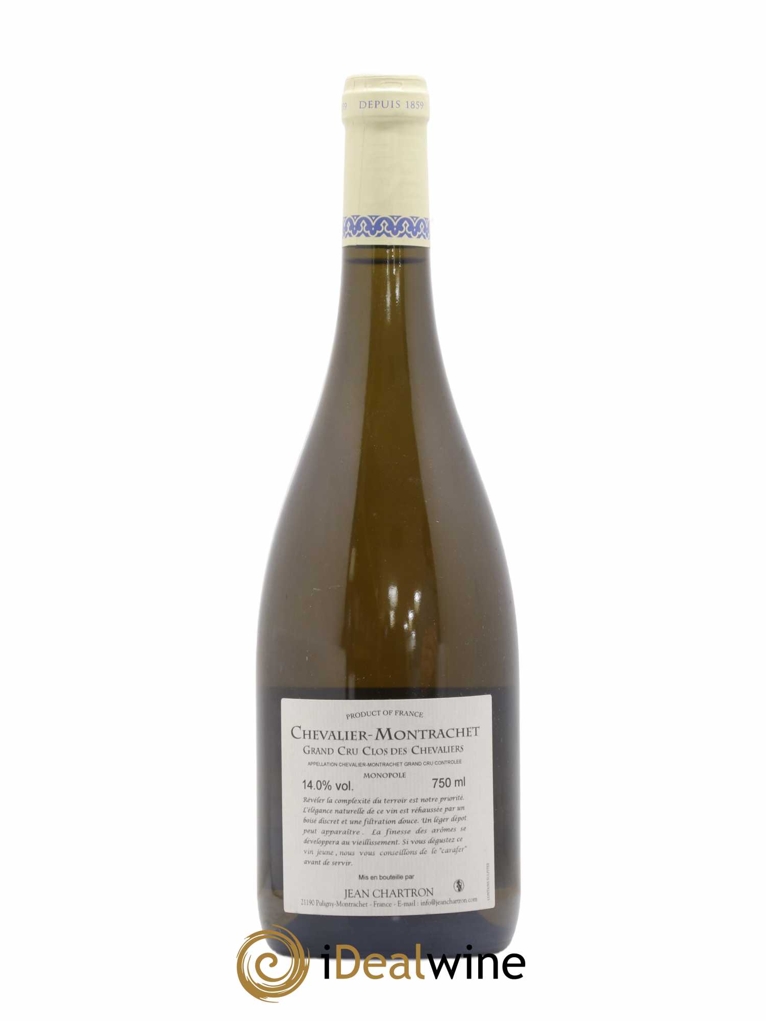 Chevalier-Montrachet Grand Cru Clos des Chevaliers Jean Chartron (Domaine) 2016 - Lot de 1 bouteille - 1