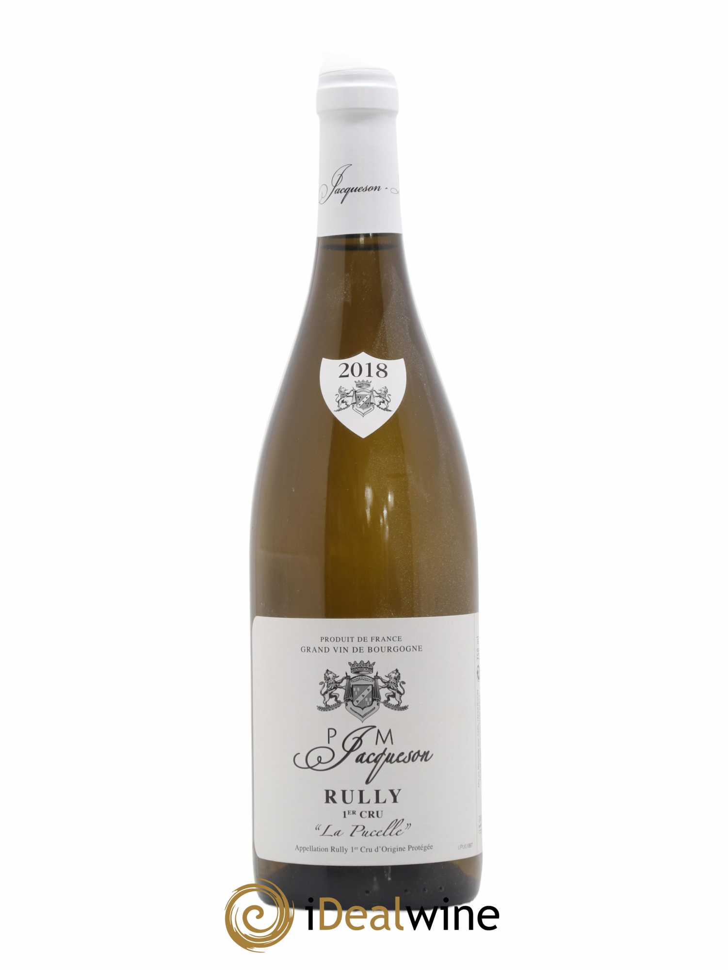 Rully 1er Cru La Pucelle Paul & Marie Jacqueson 2018 - Lot de 1 bouteille - 0