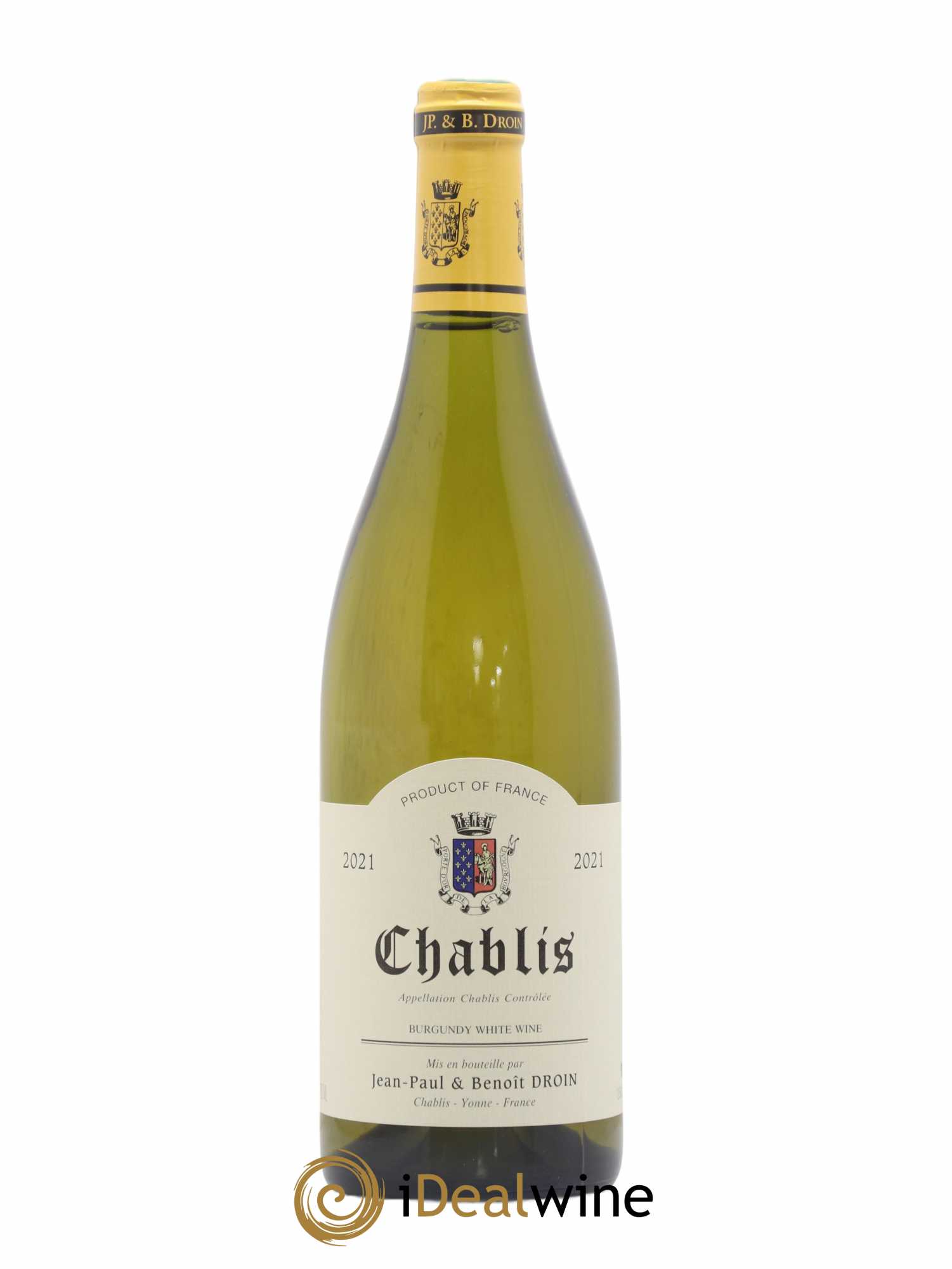 Chablis Jean-Paul & Benoît Droin (Domaine) 2021 - Lot de 1 bouteille - 0