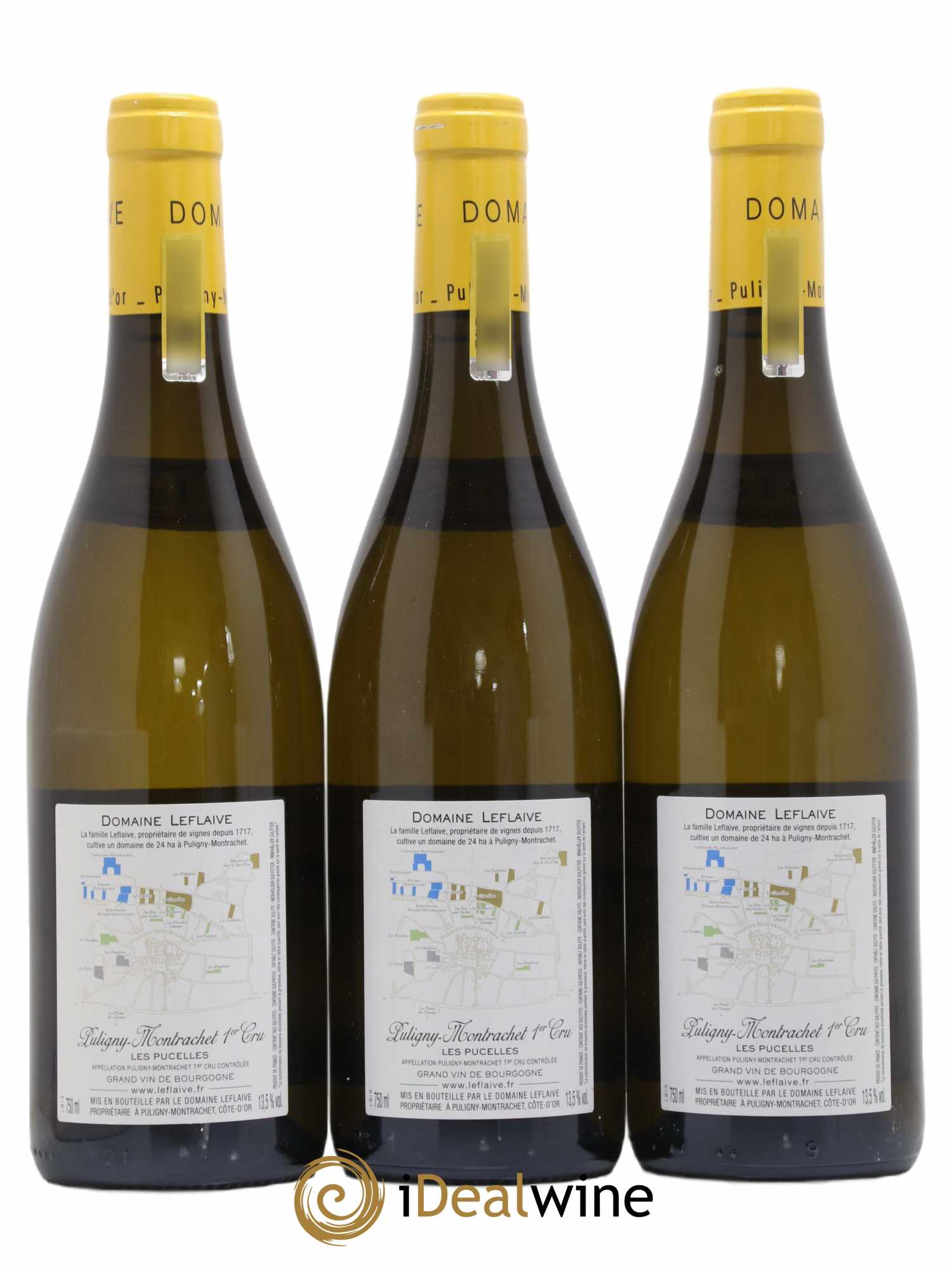 Puligny-Montrachet 1er Cru Les Pucelles Leflaive (Domaine) 2018 - Lot de 3 bouteilles - 1