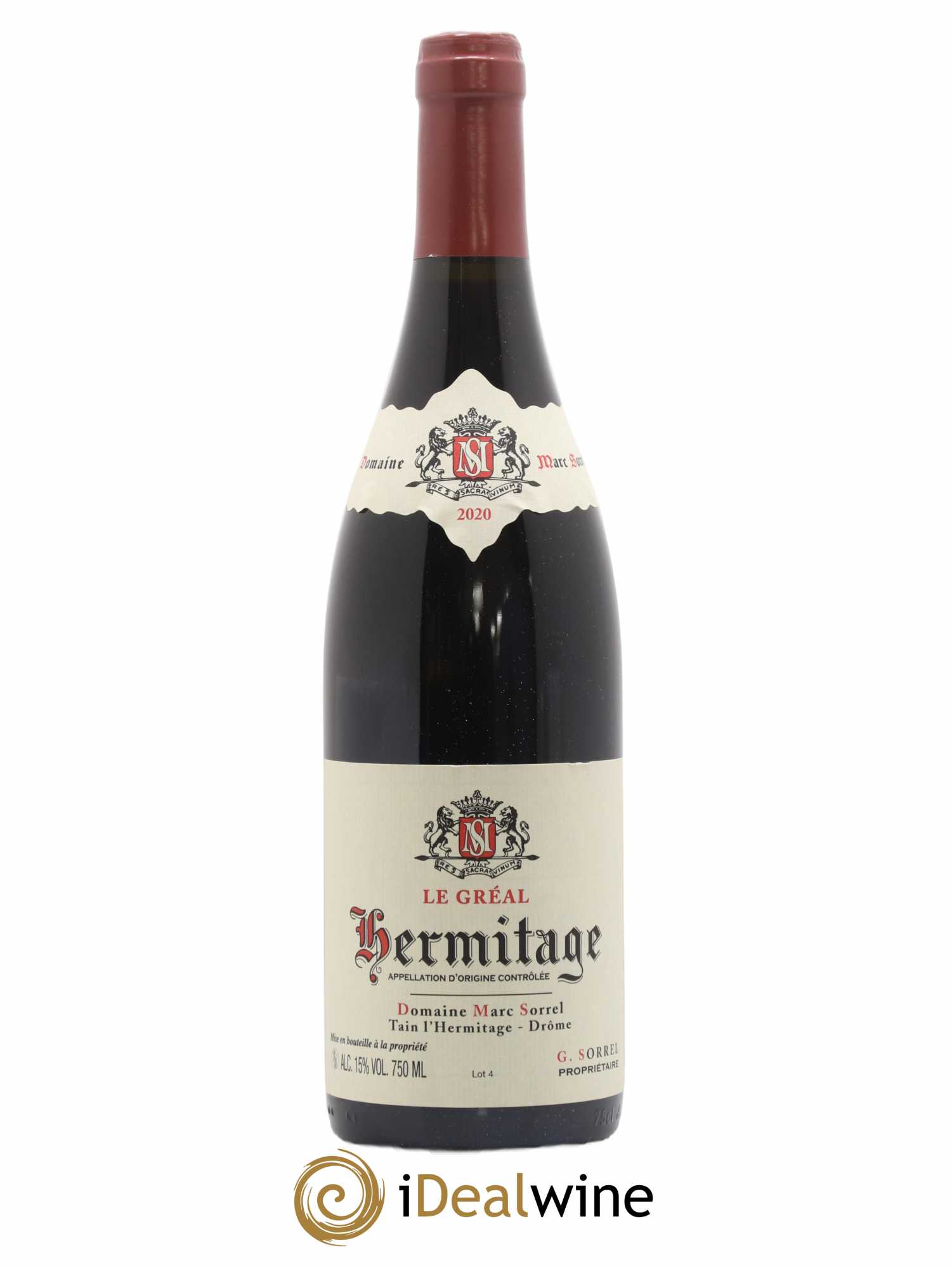 Hermitage Le Gréal Marc Sorrel 2020 - Lot de 1 bouteille - 0