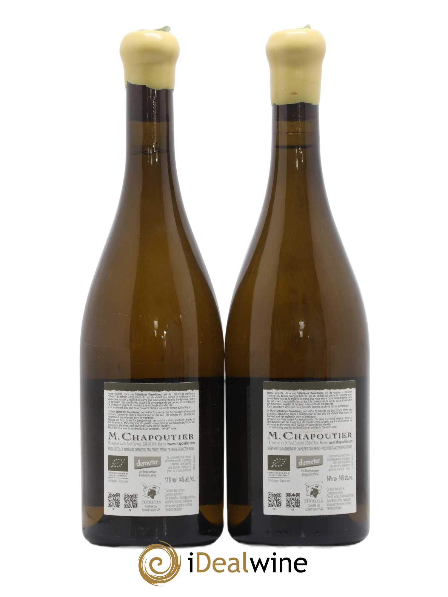 Hermitage Ermitage l'Ermite Chapoutier 2015 - Lot de 2 bouteilles - 1