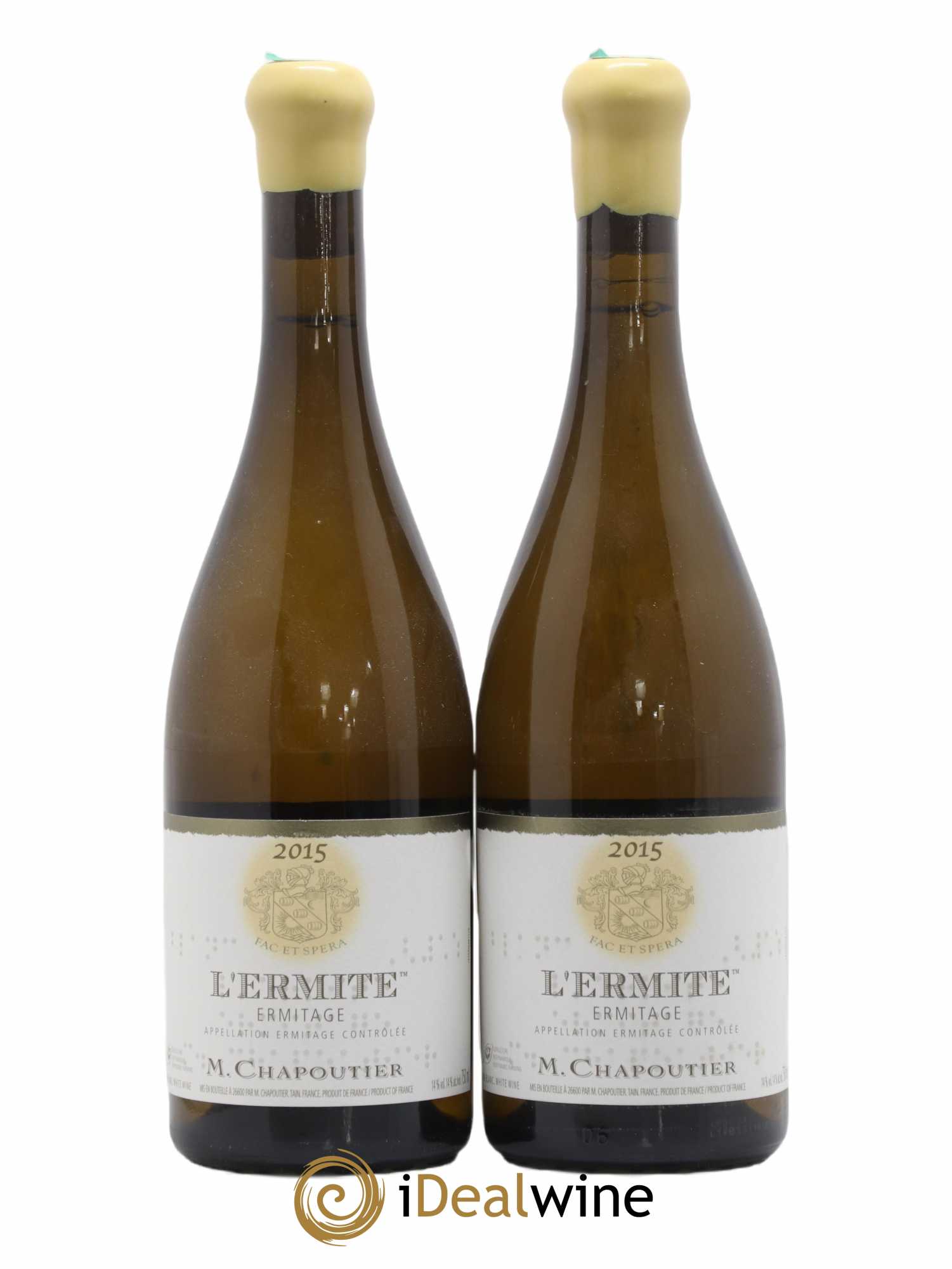 Hermitage Ermitage l'Ermite Chapoutier 2015 - Lot de 2 bouteilles - 0