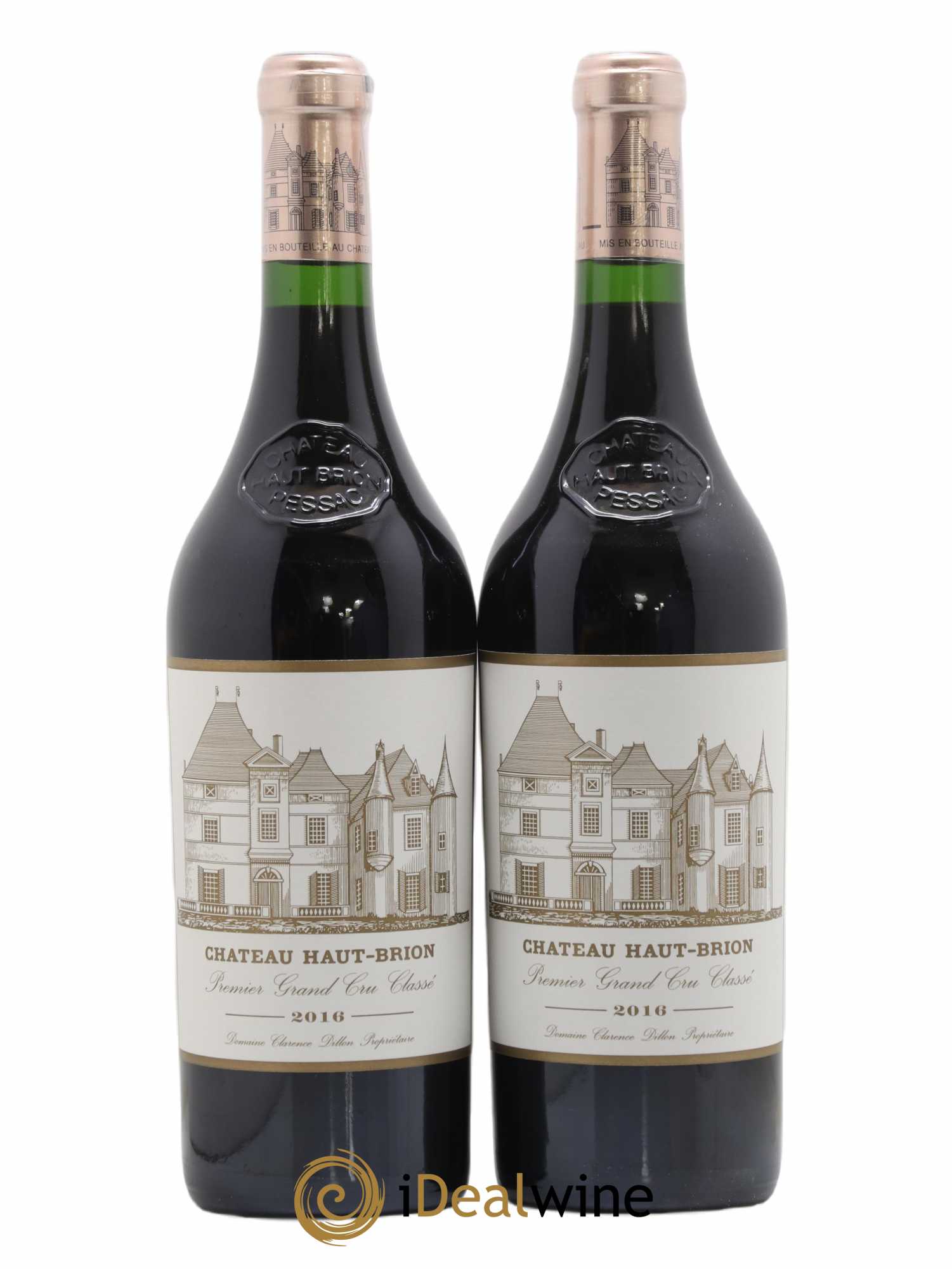 Château Haut Brion 1er Grand Cru Classé 2016 - Lot de 2 bouteilles - 0