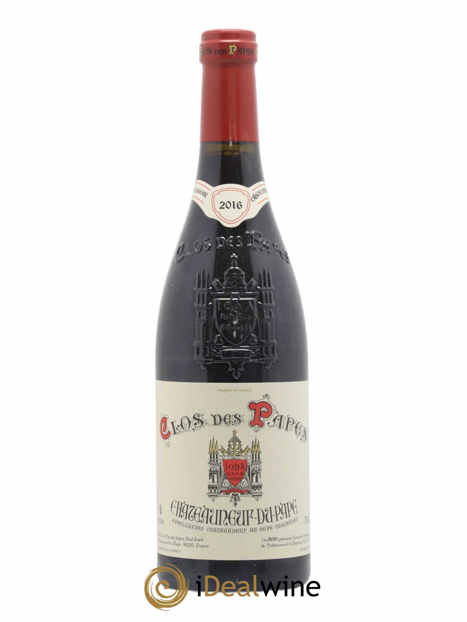 Châteauneuf-du-Pape Clos des Papes - Paul Avril 2016 - Lot de 1 bouteille - 0