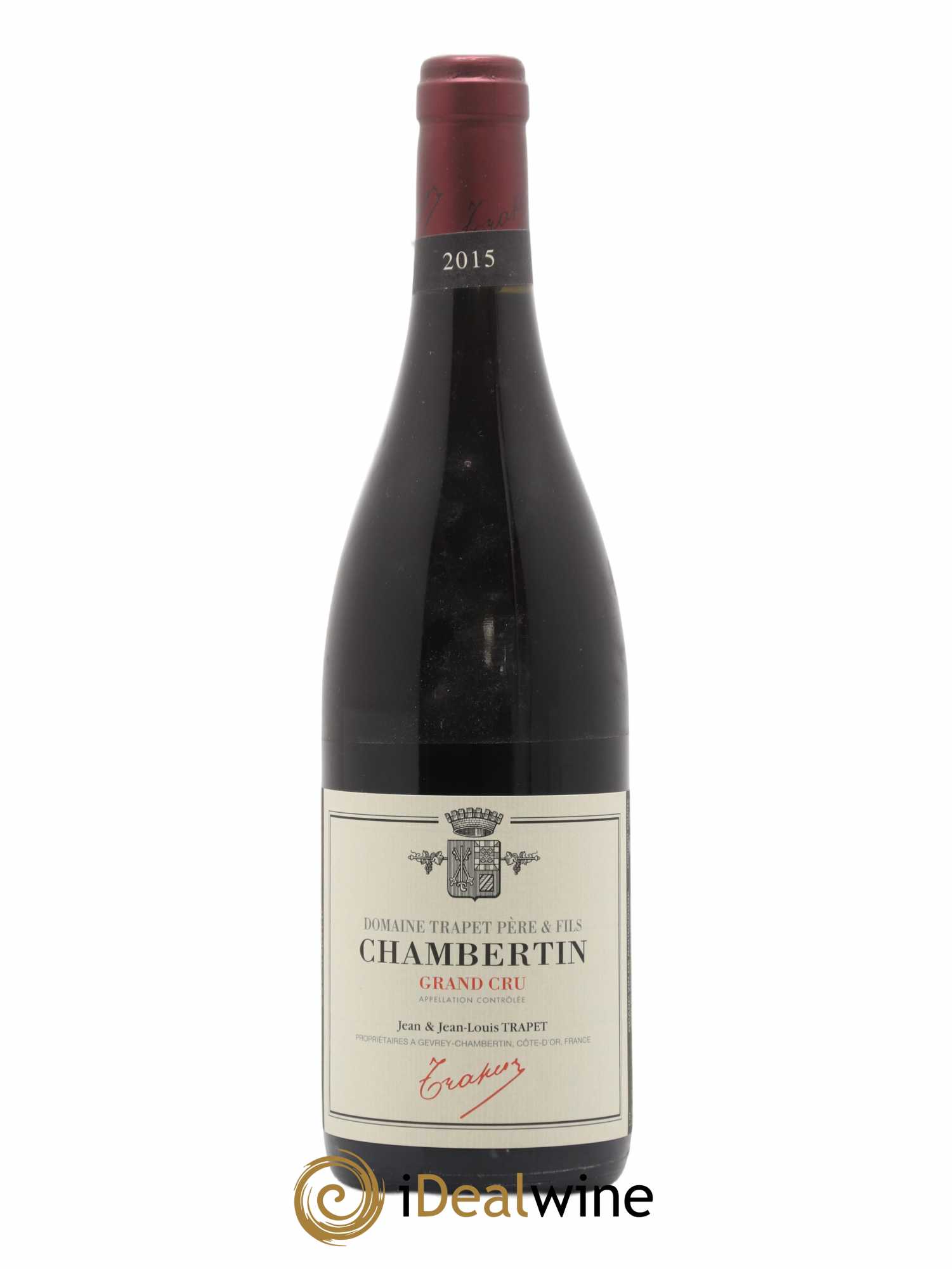 Chambertin Grand Cru Domaine Trapet 2015 - Lot de 1 bouteille - 0