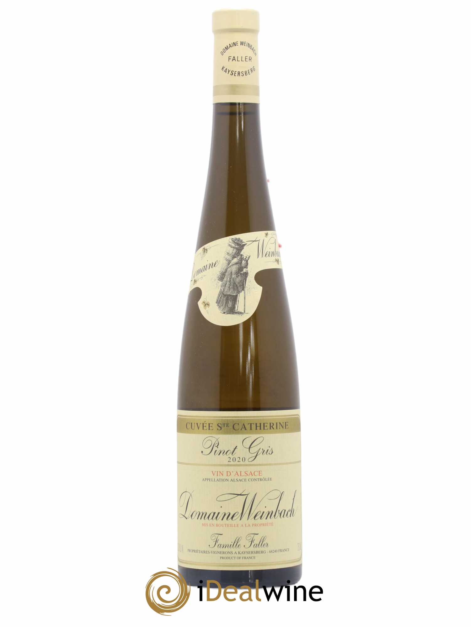 Alsace Pinot Gris Cuvée Sainte Catherine Weinbach (Domaine) 2020 - Lot de 1 bouteille - 0