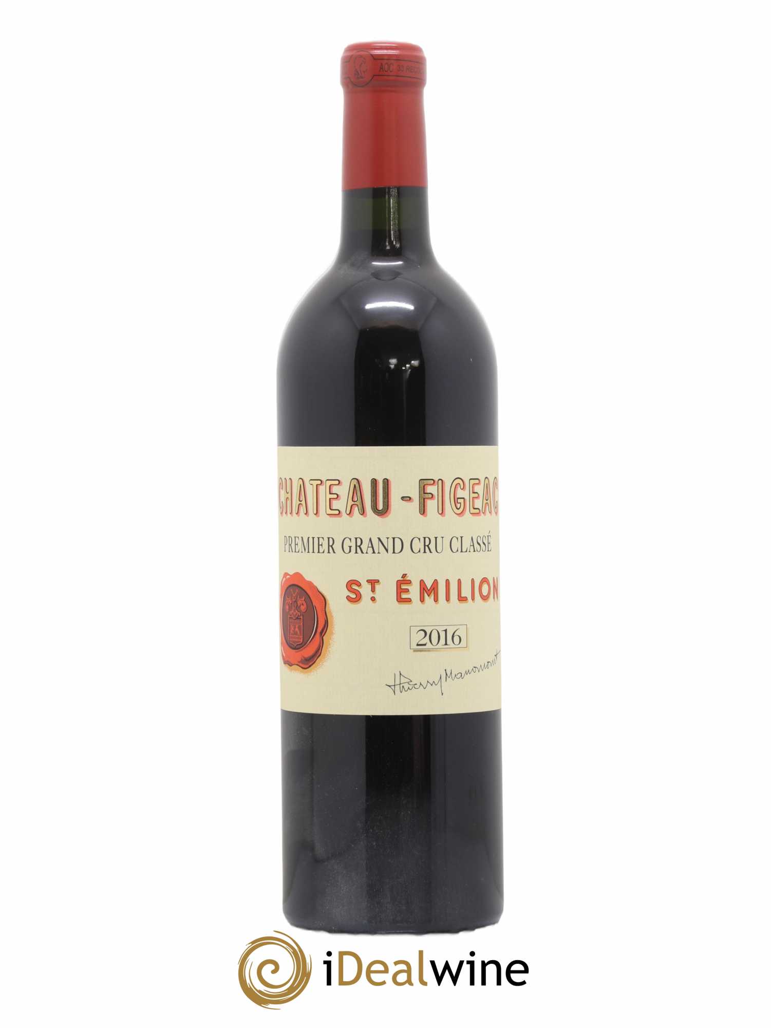 Château Figeac 1er Grand Cru Classé A 2016 - Lot de 1 bouteille - 0