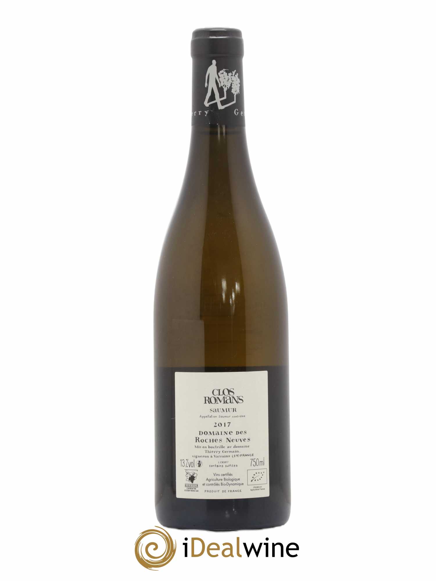 Saumur Clos Romans Domaine des Roches Neuves - Thierry Germain 2017 - Lot de 1 bouteille - 1