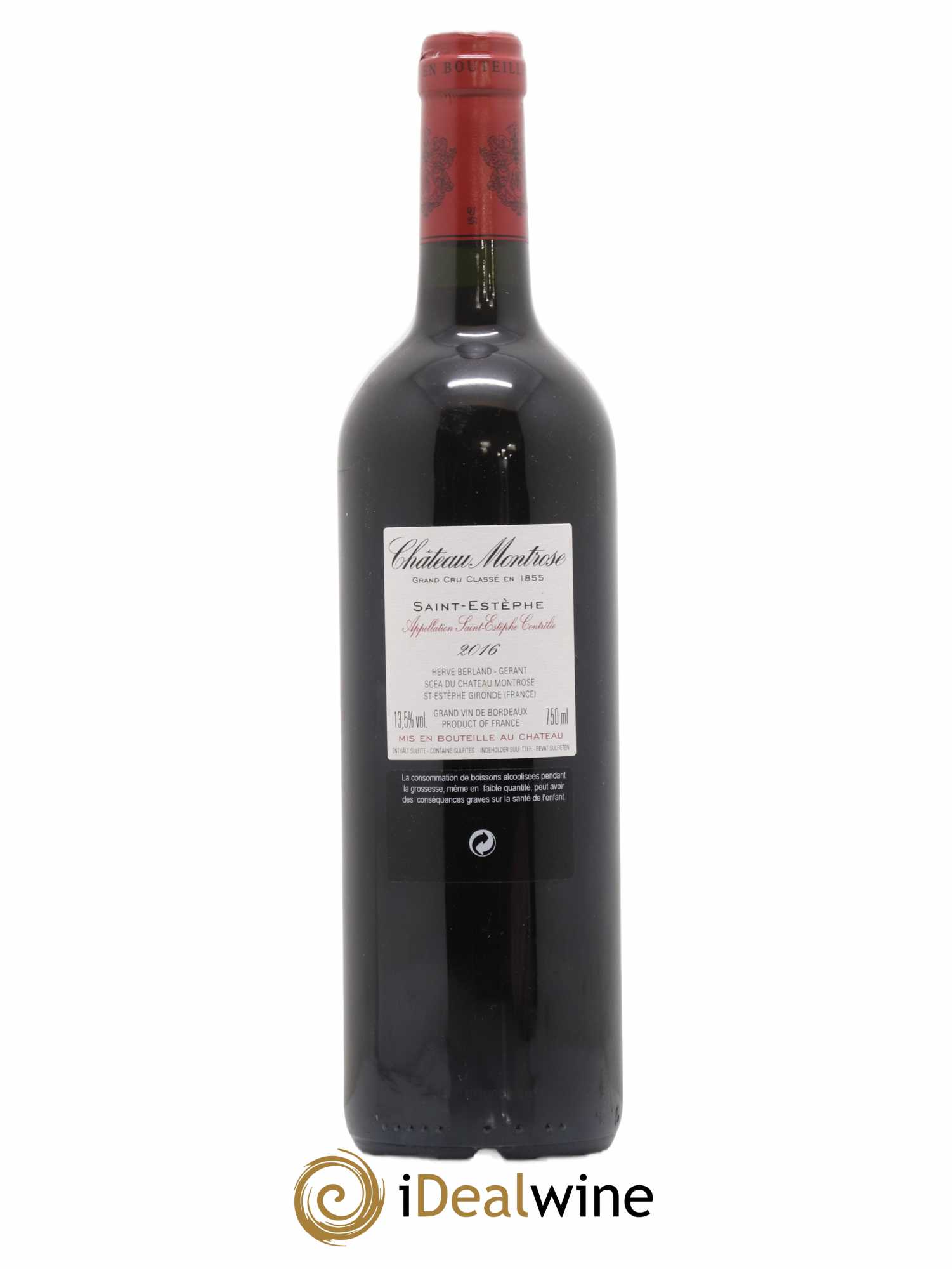 Château Montrose 2ème Grand Cru Classé 2016 - Lot de 1 bouteille - 1