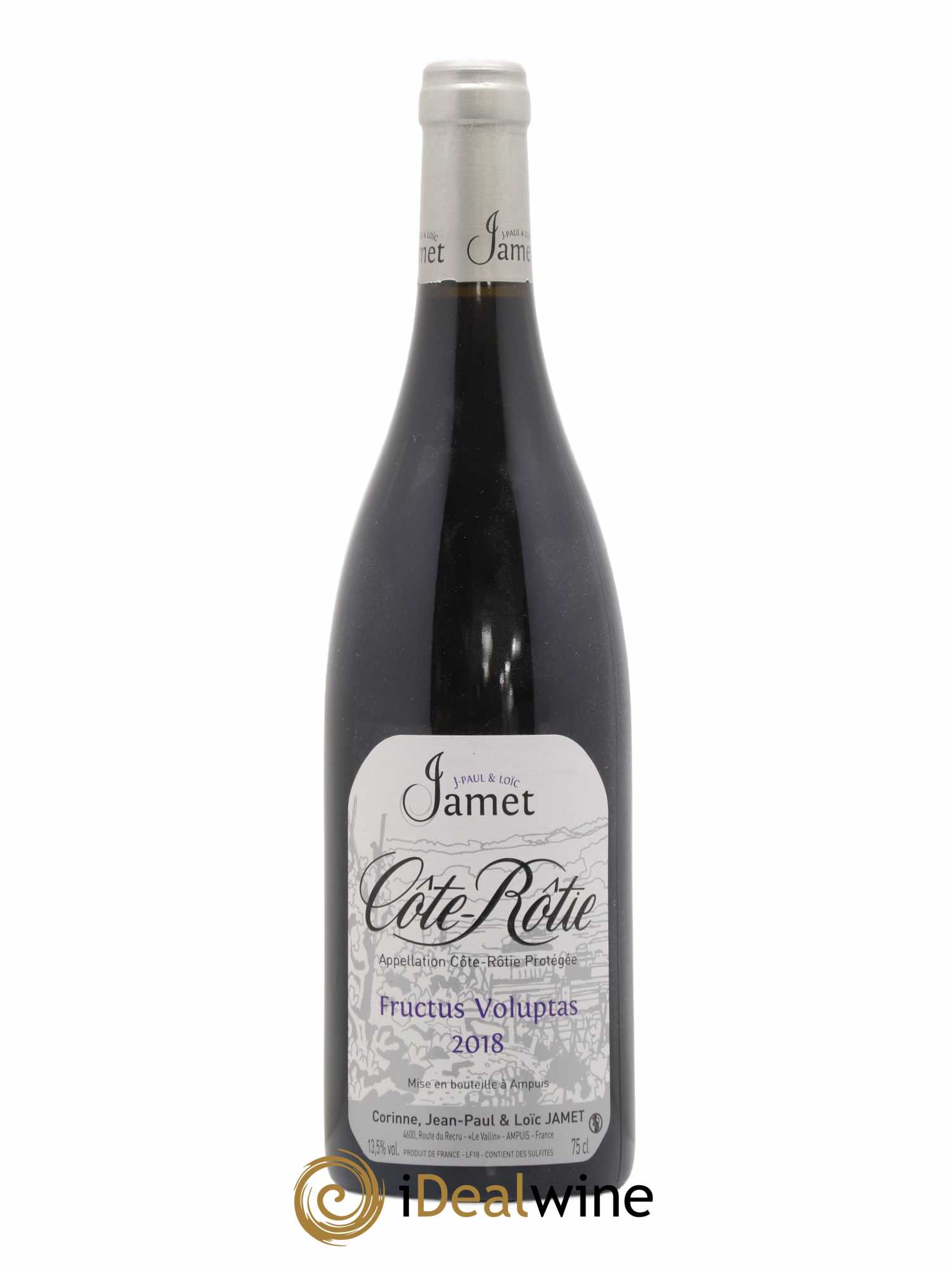 Côte-Rôtie Fructus Voluptas Jamet (Domaine) 2018 - Lot de 1 bouteille - 0