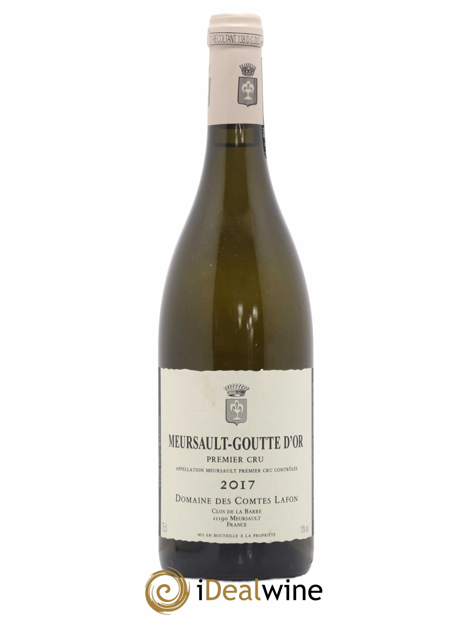 Meursault 1er Cru Goutte d'Or Comtes Lafon (Domaine des) 2017 - Lot de 1 bouteille - 0