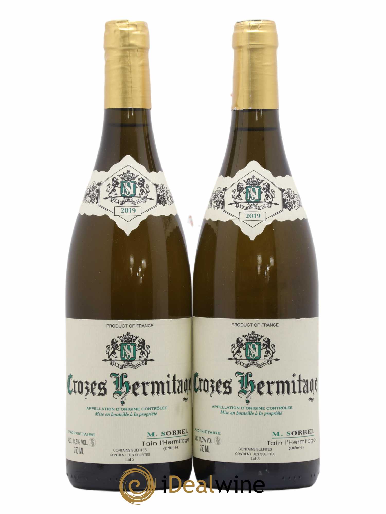 Crozes-Hermitage Marc Sorrel 2019 - Lot de 2 bouteilles - 0