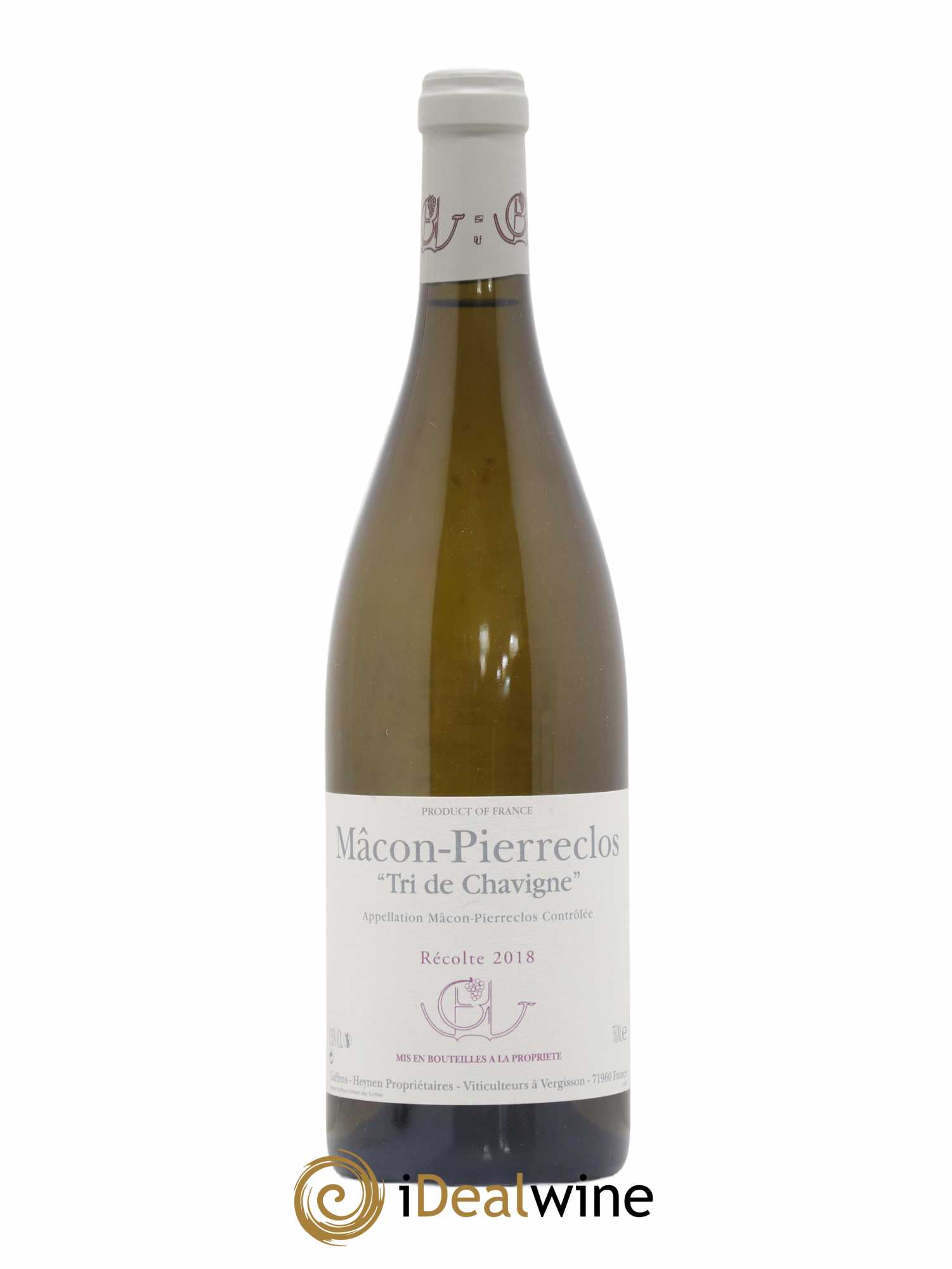 Mâcon-Pierreclos Tri de Chavigne Guffens-Heynen 2018 - Lot de 1 bouteille - 0