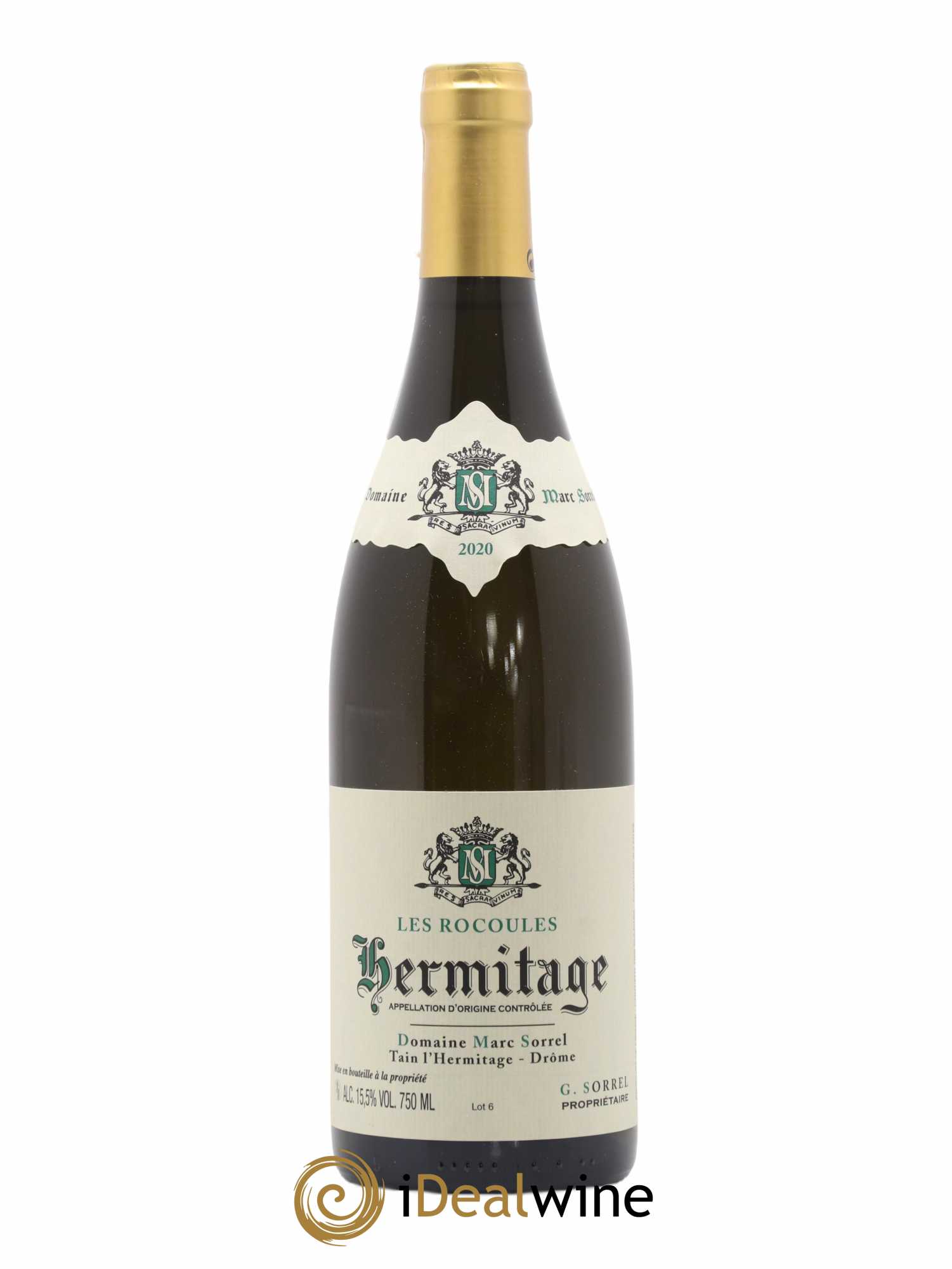 Hermitage Les Rocoules Marc Sorrel 2020 - Lot de 1 bouteille - 0