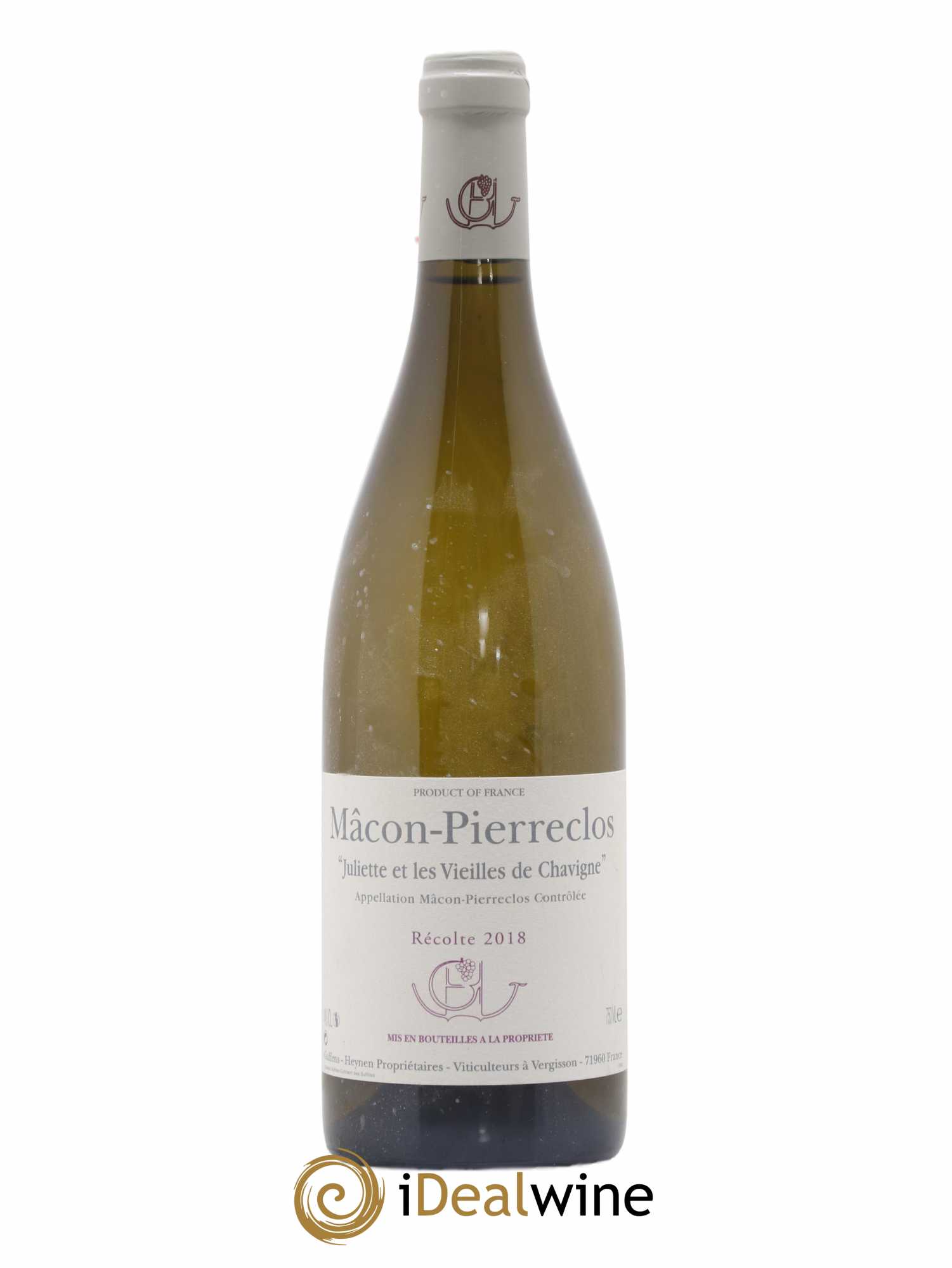 Mâcon-Pierreclos Juliette et Les Vieilles de Chavigne Guffens-Heynen 2018 - Lot de 1 bouteille - 0