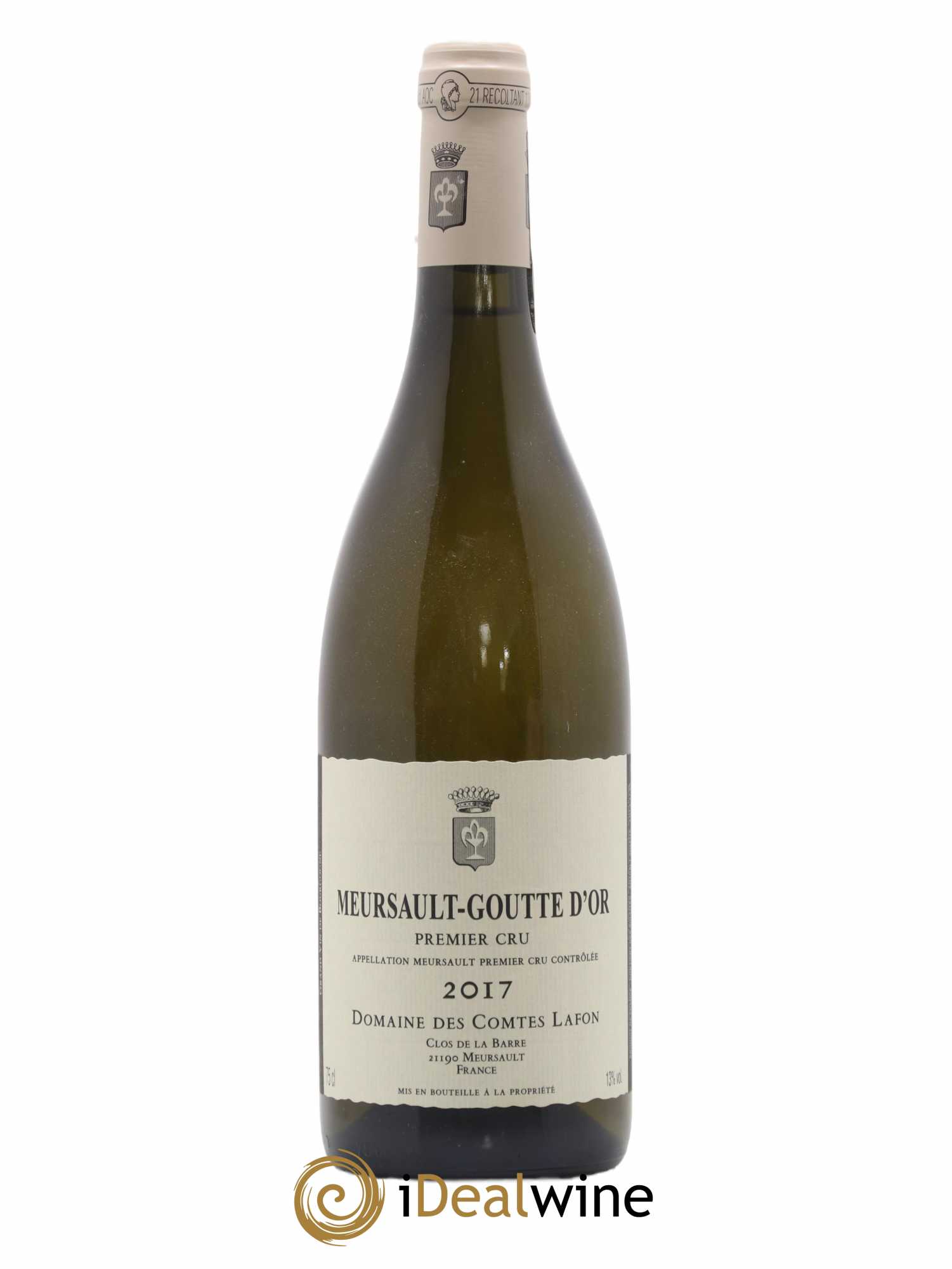 Meursault 1er Cru Goutte d'Or Comtes Lafon (Domaine des) 2017 - Lot de 1 bouteille - 0