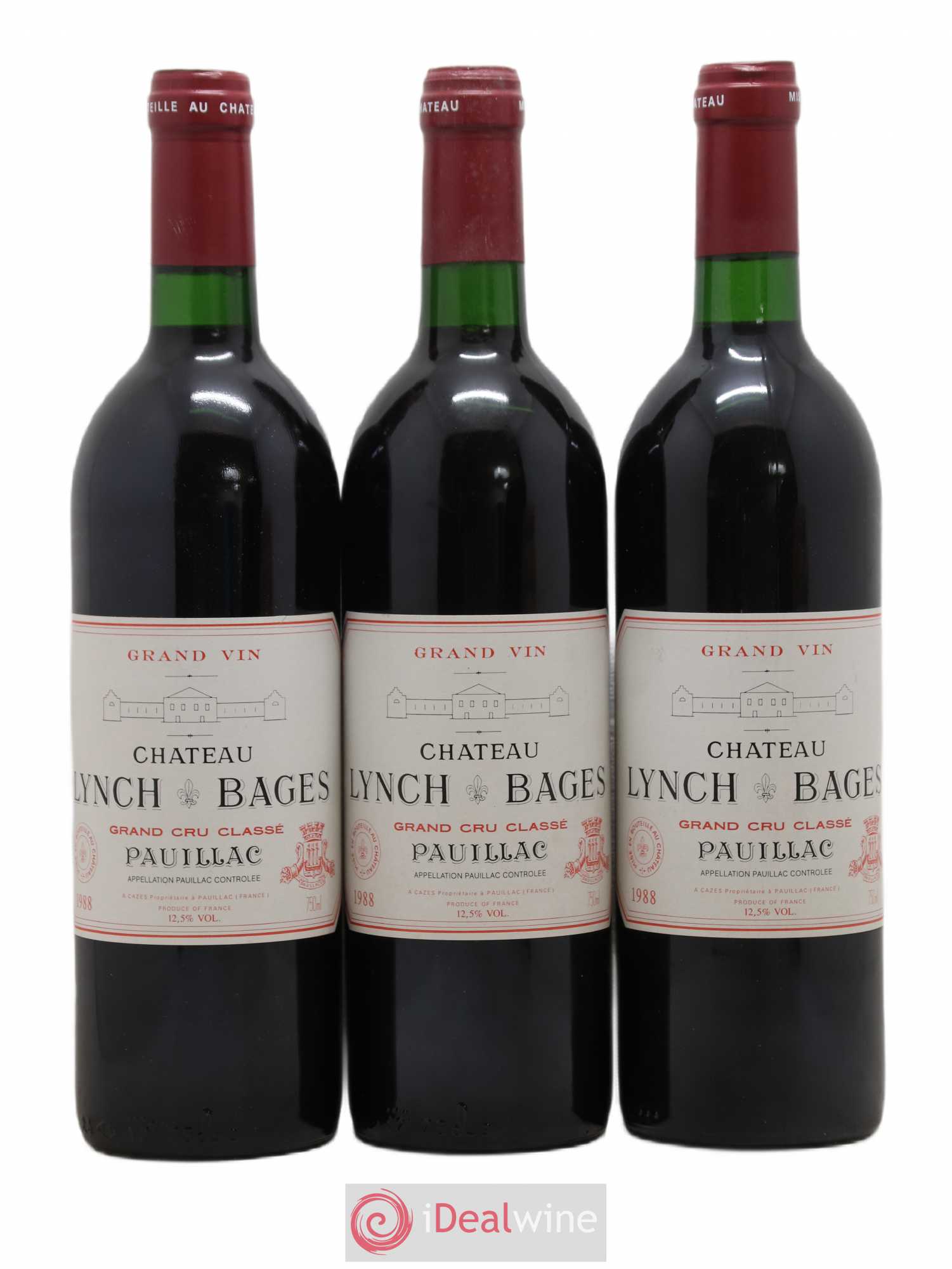 Château Lynch Bages 5ème Grand Cru Classé 1988 - Lot de 6 bouteilles - 2