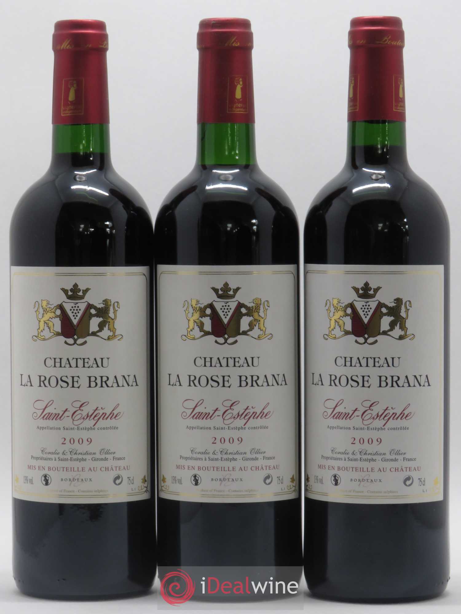 Saint-Estèphe Château La Rose Brana 2009 - Lot de 12 bouteilles - 3