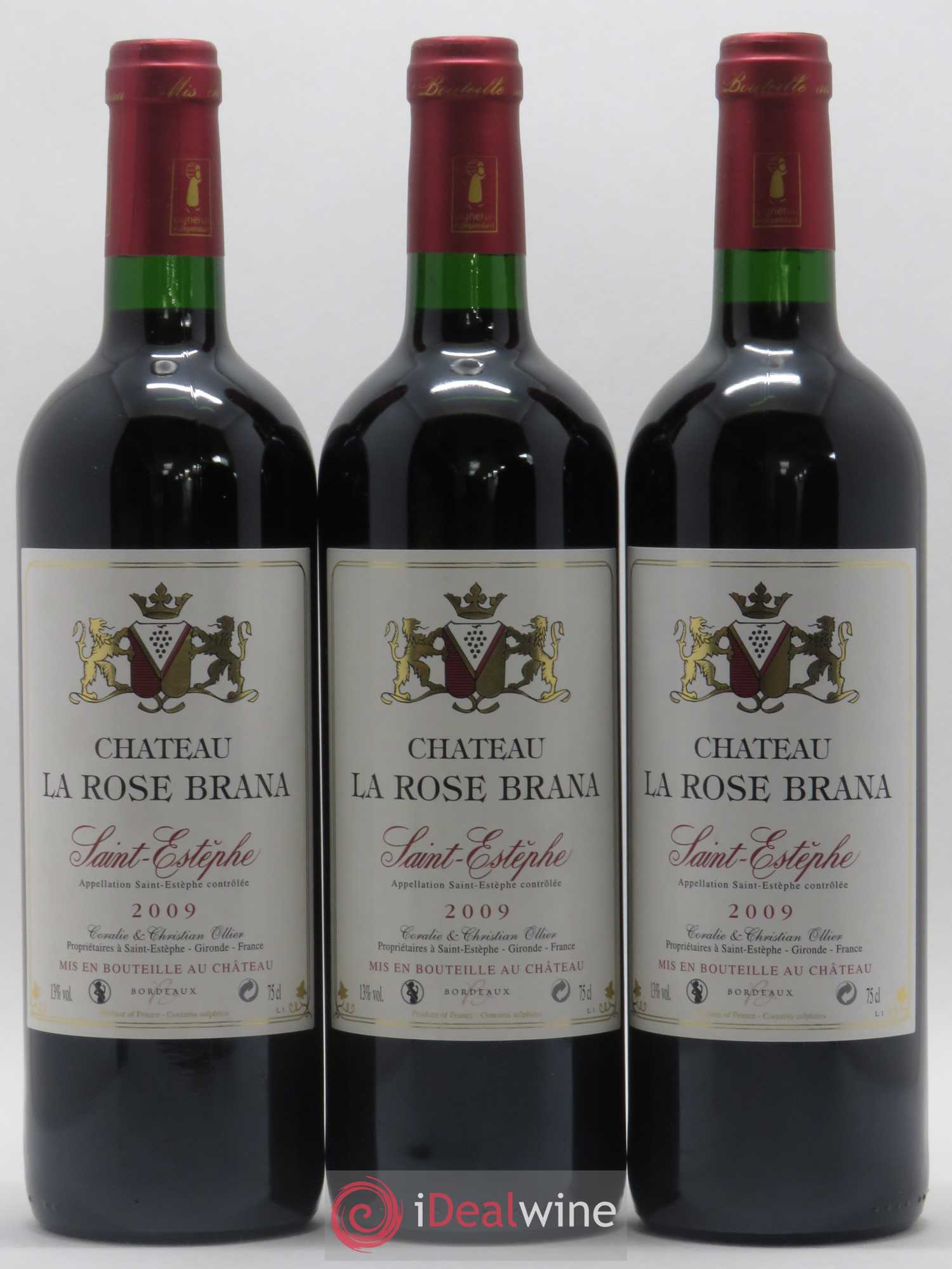 Saint-Estèphe Château La Rose Brana 2009 - Lot de 12 bouteilles - 4