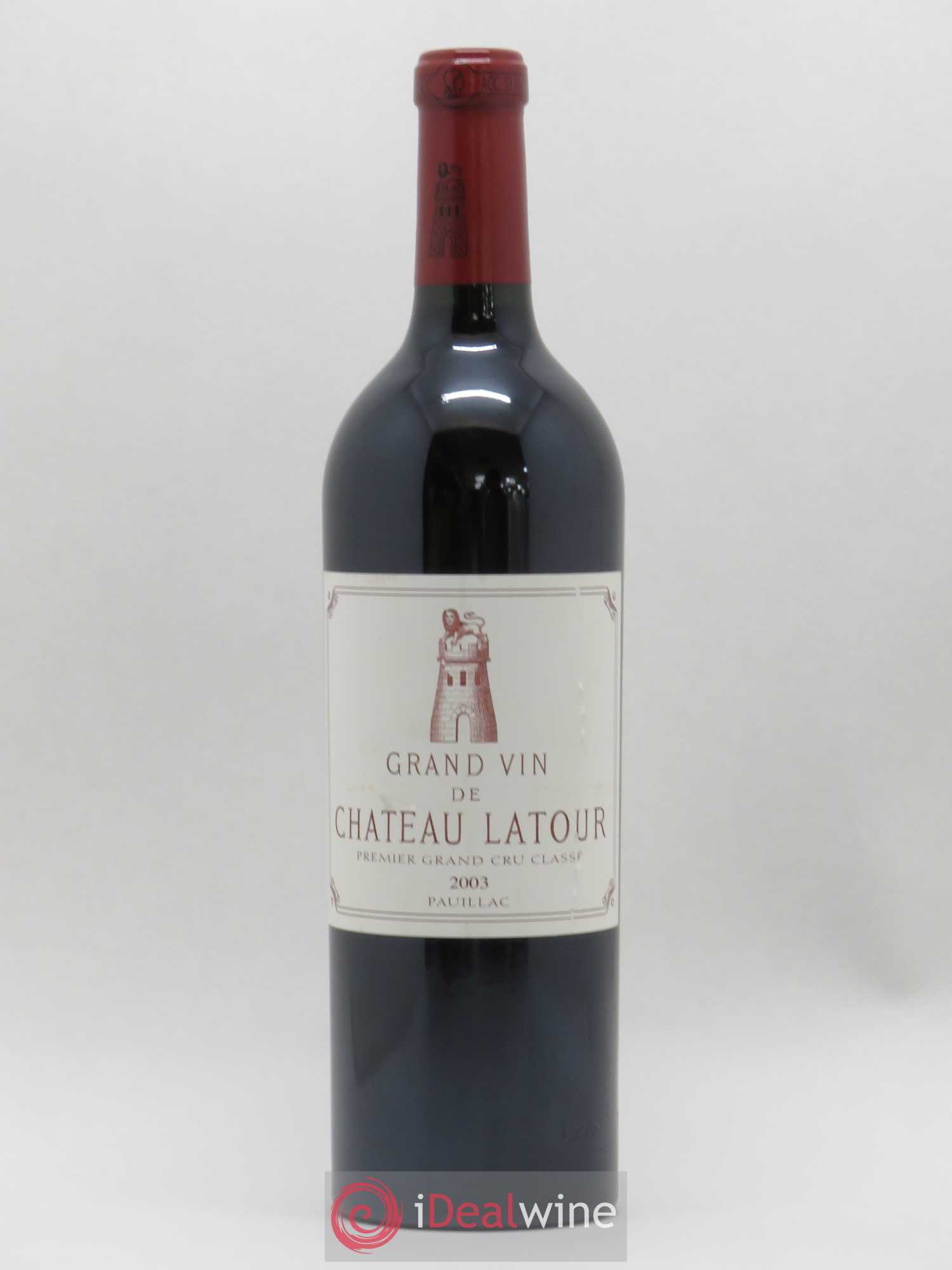 Château Latour 1er Grand Cru Classé 2003 - Lot de 1 bouteille - 0