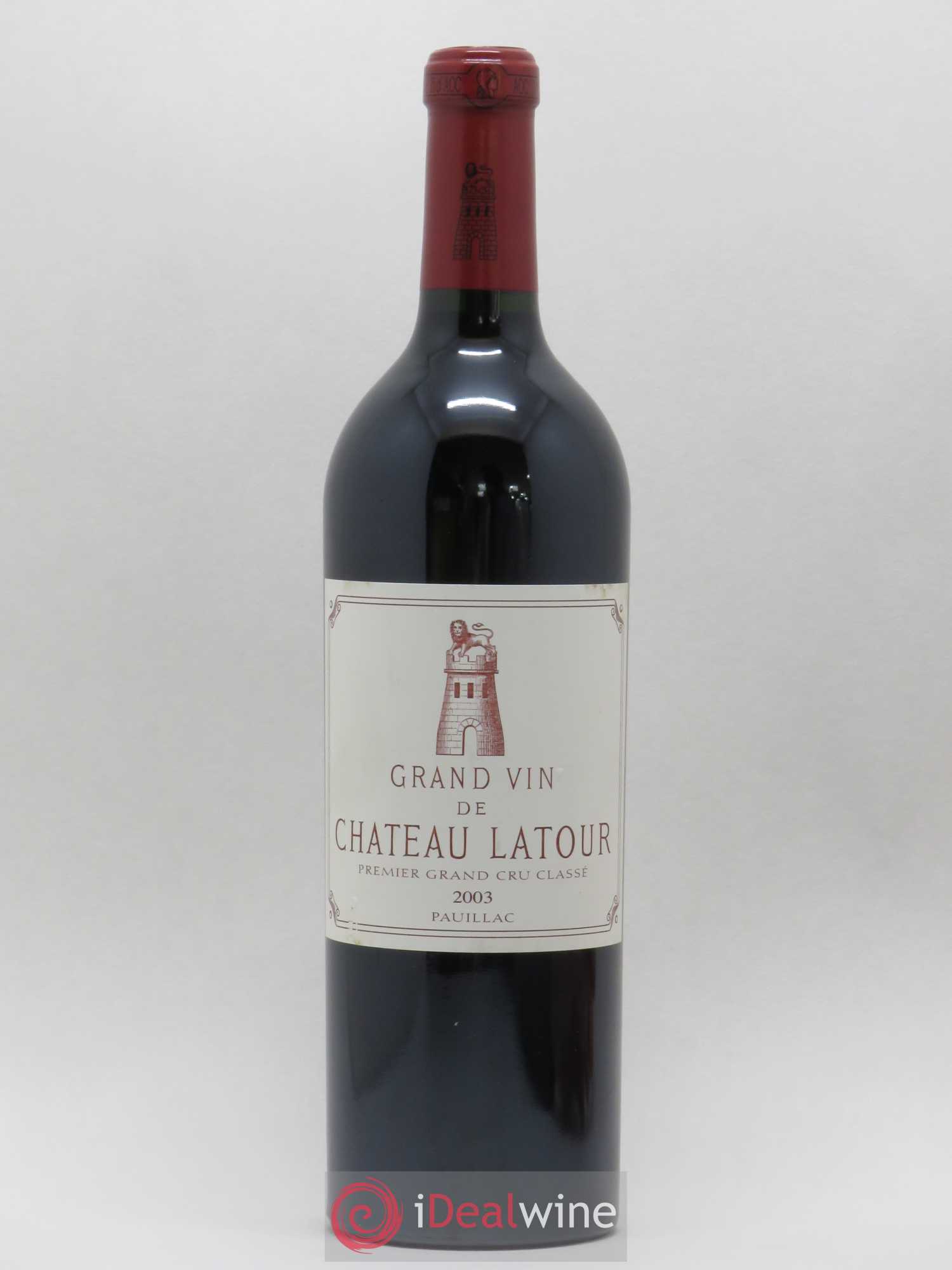 Château Latour 1er Grand Cru Classé 2003 - Lot de 1 bouteille - 0
