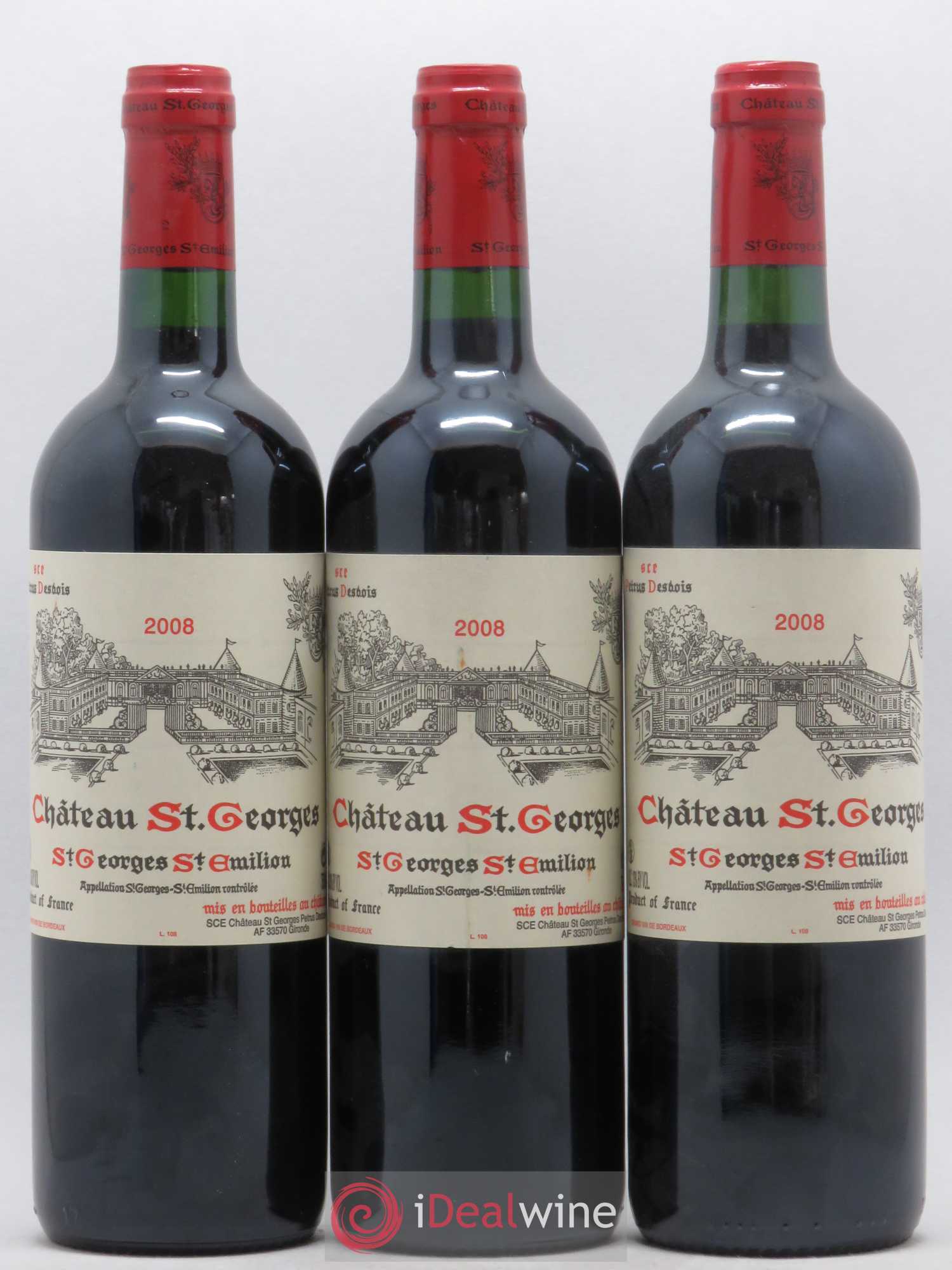 Château Saint-Georges 2008 - Lot de 6 bouteilles - 1