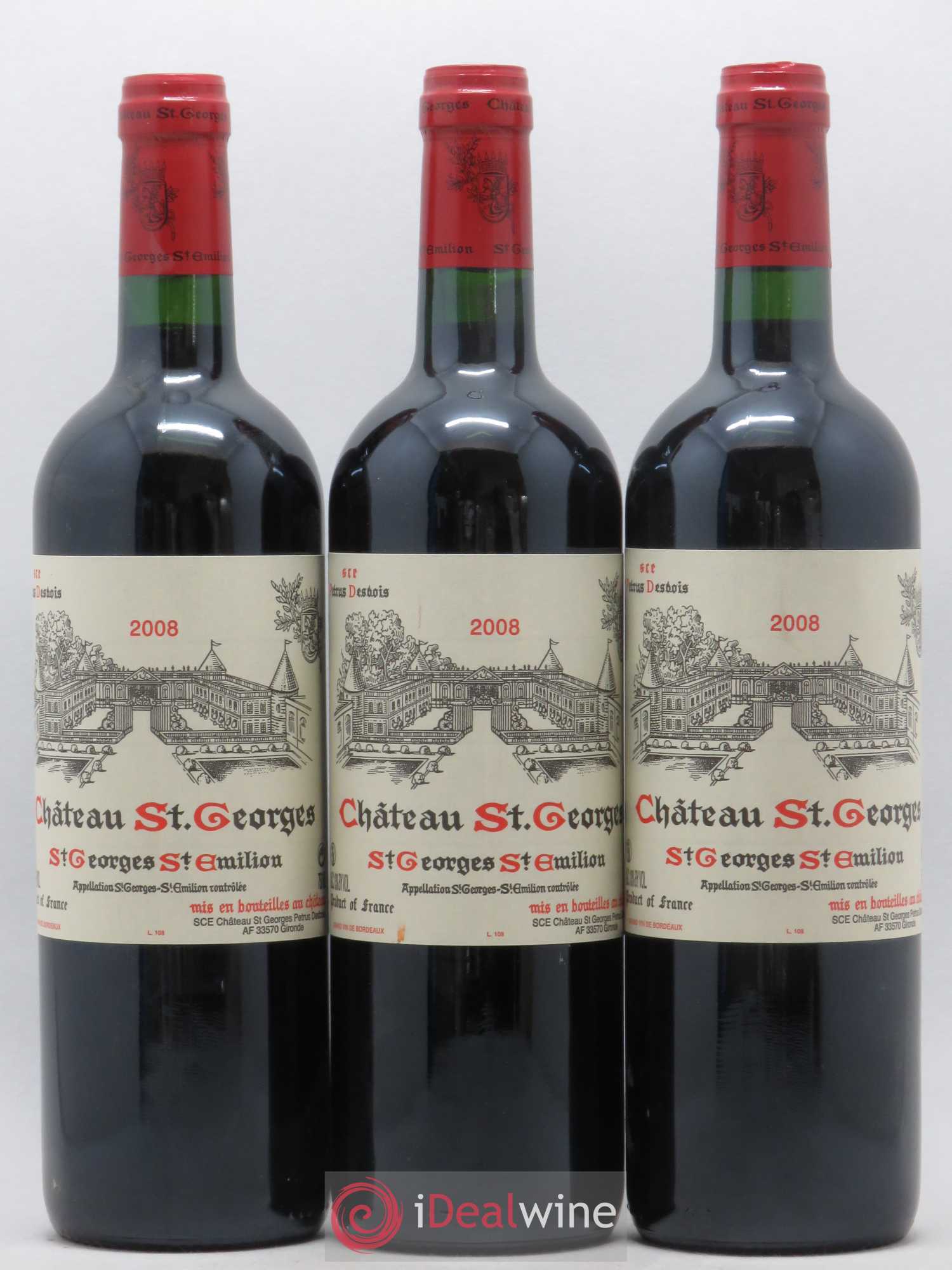 Château Saint-Georges 2008 - Lot de 6 bouteilles - 2