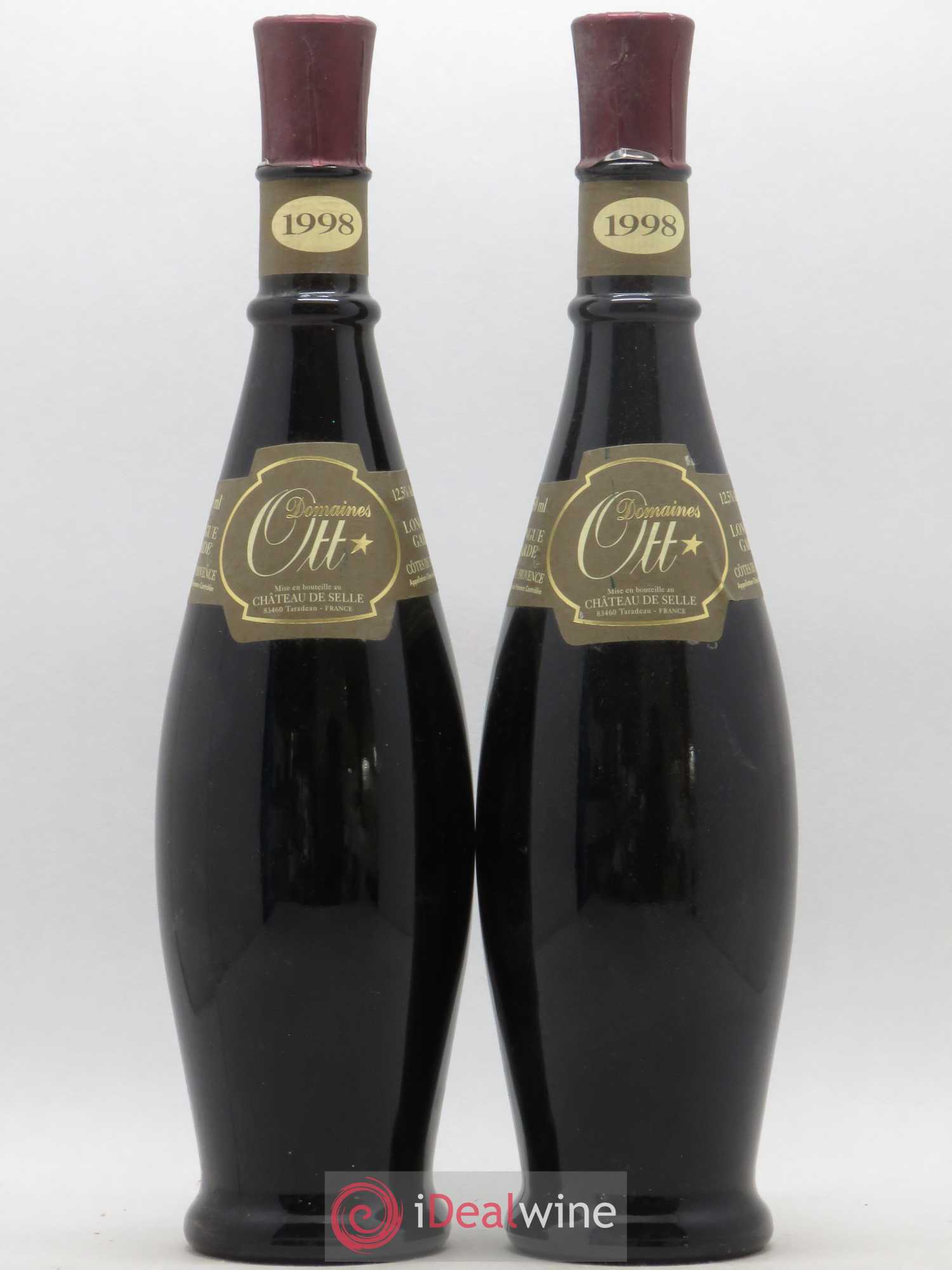 Côtes de Provence Château de Selle Famille Ott Cuvée de Longue Garde 1998 - Posten von 2 Flaschen - 0