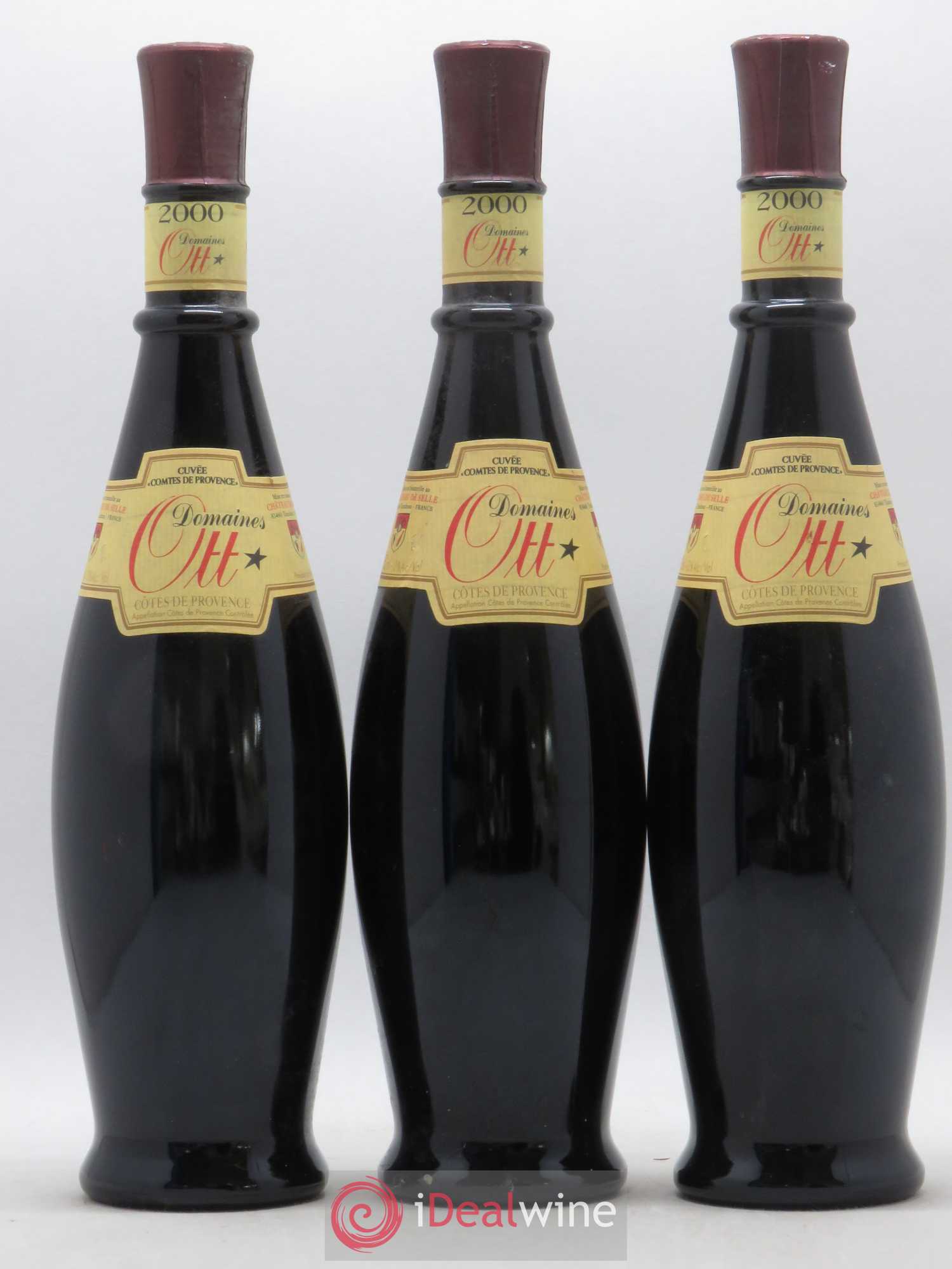 Côtes de Provence Domaine Ott Cuvée Comte de Provence 2000 - Lot de 6 bouteilles - 2
