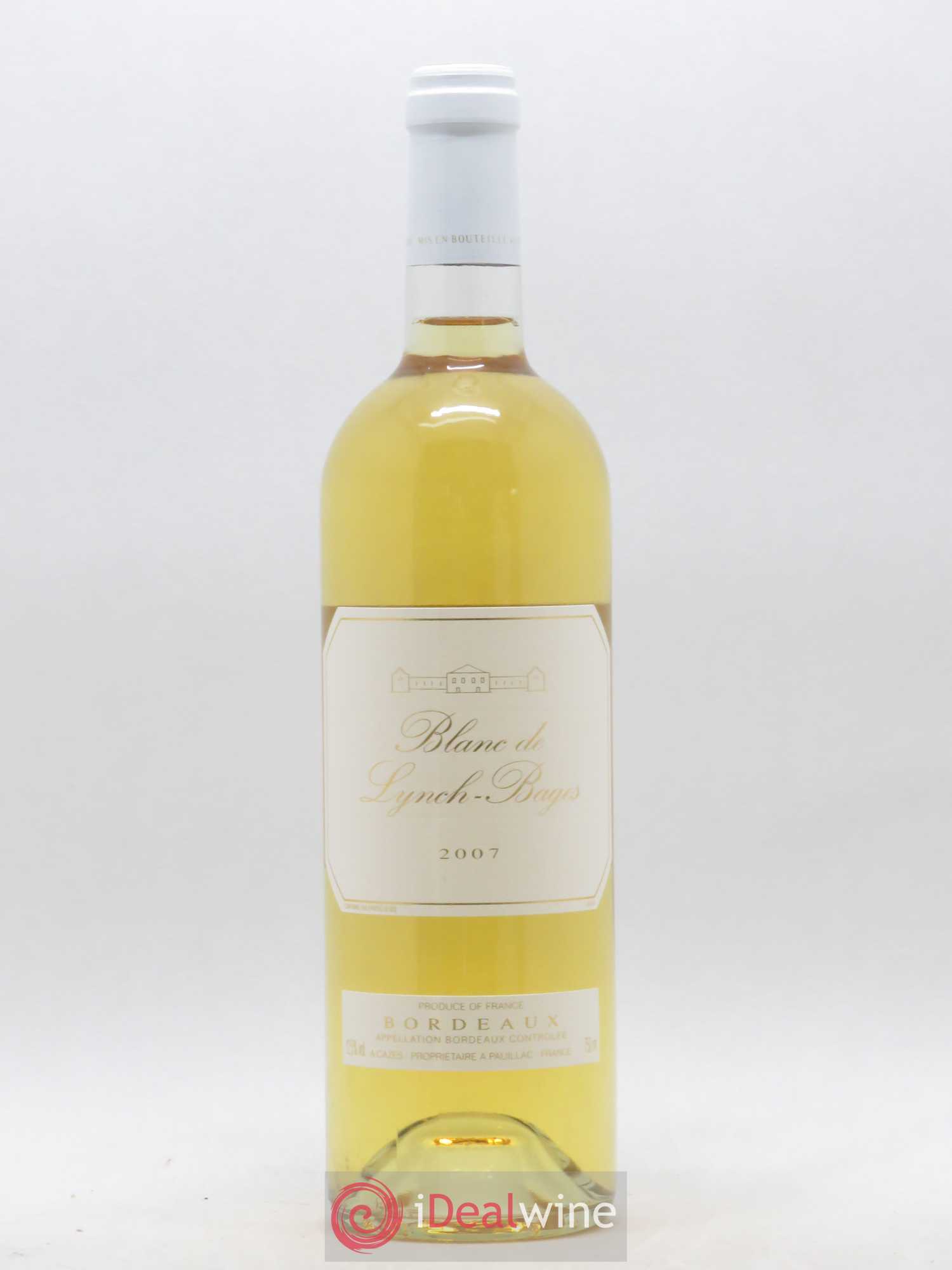 Blanc de Lynch Bages 2007 - Lot de 1 bouteille - 0