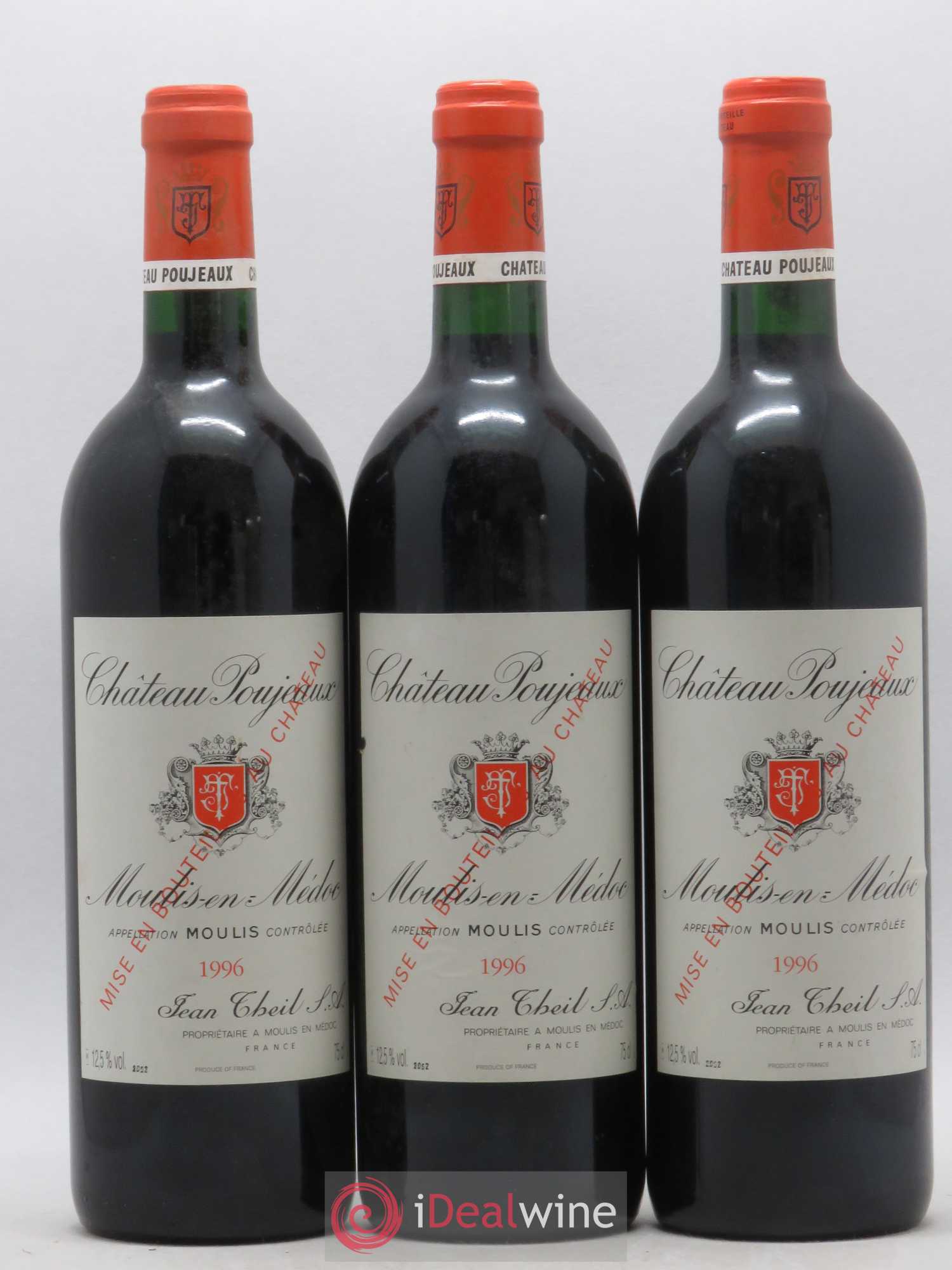 Château Poujeaux 1996 - Lot de 6 bouteilles - 1