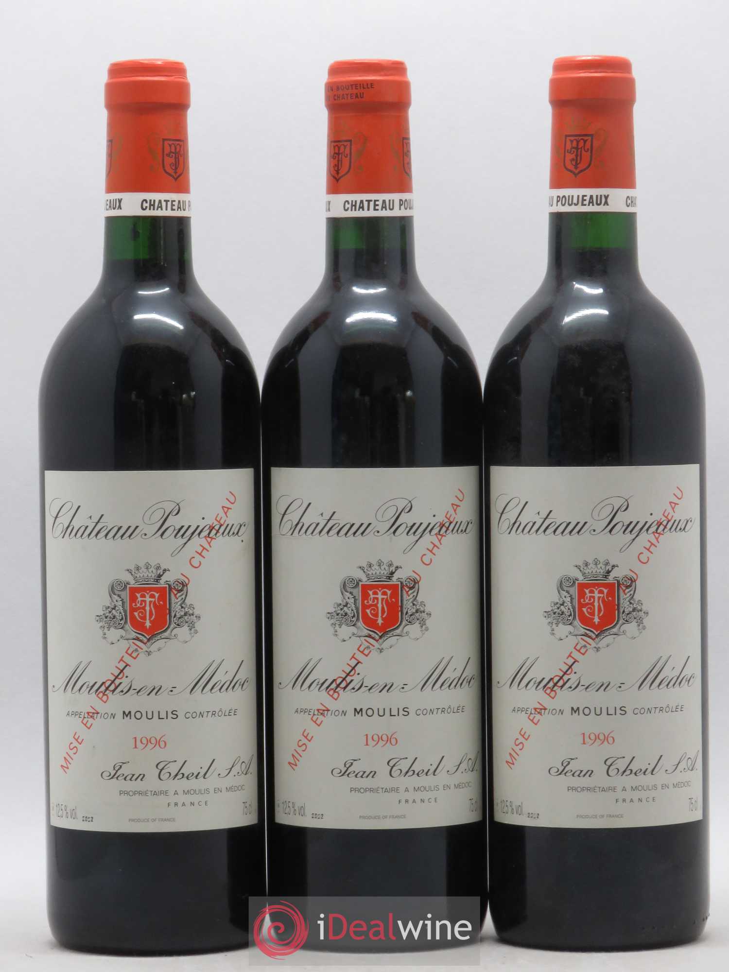 Château Poujeaux 1996 - Lot de 6 bouteilles - 2