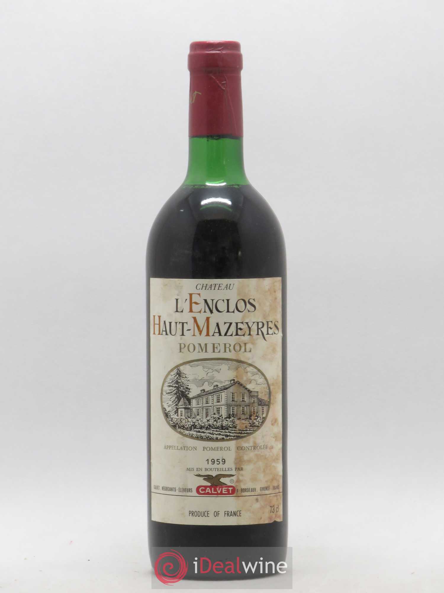 Château l' Enclos Haut Mazeyres 1959 - Lot de 1 bouteille - 0