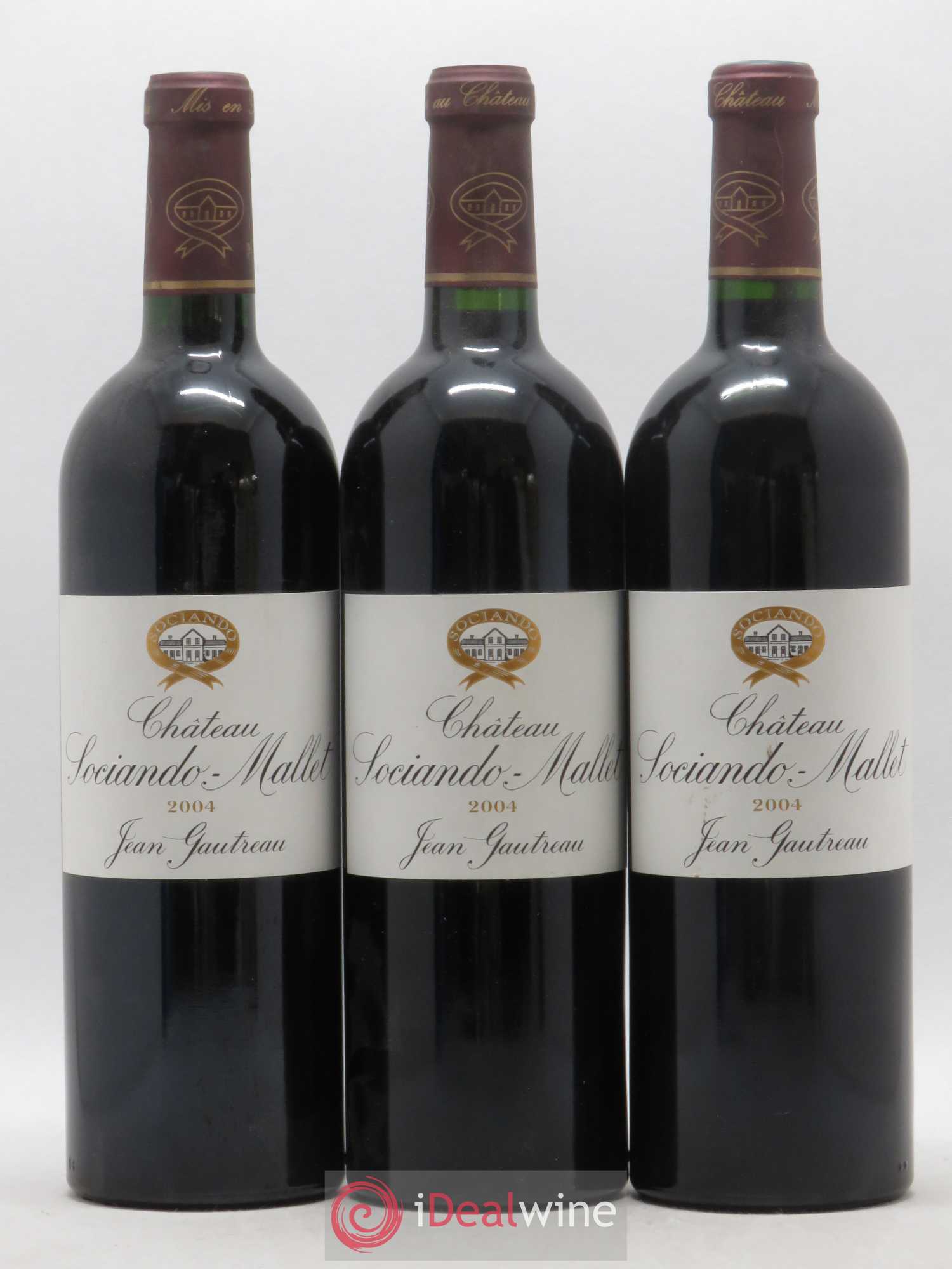 Château Sociando Mallet 2004 - Lot de 6 bouteilles - 2