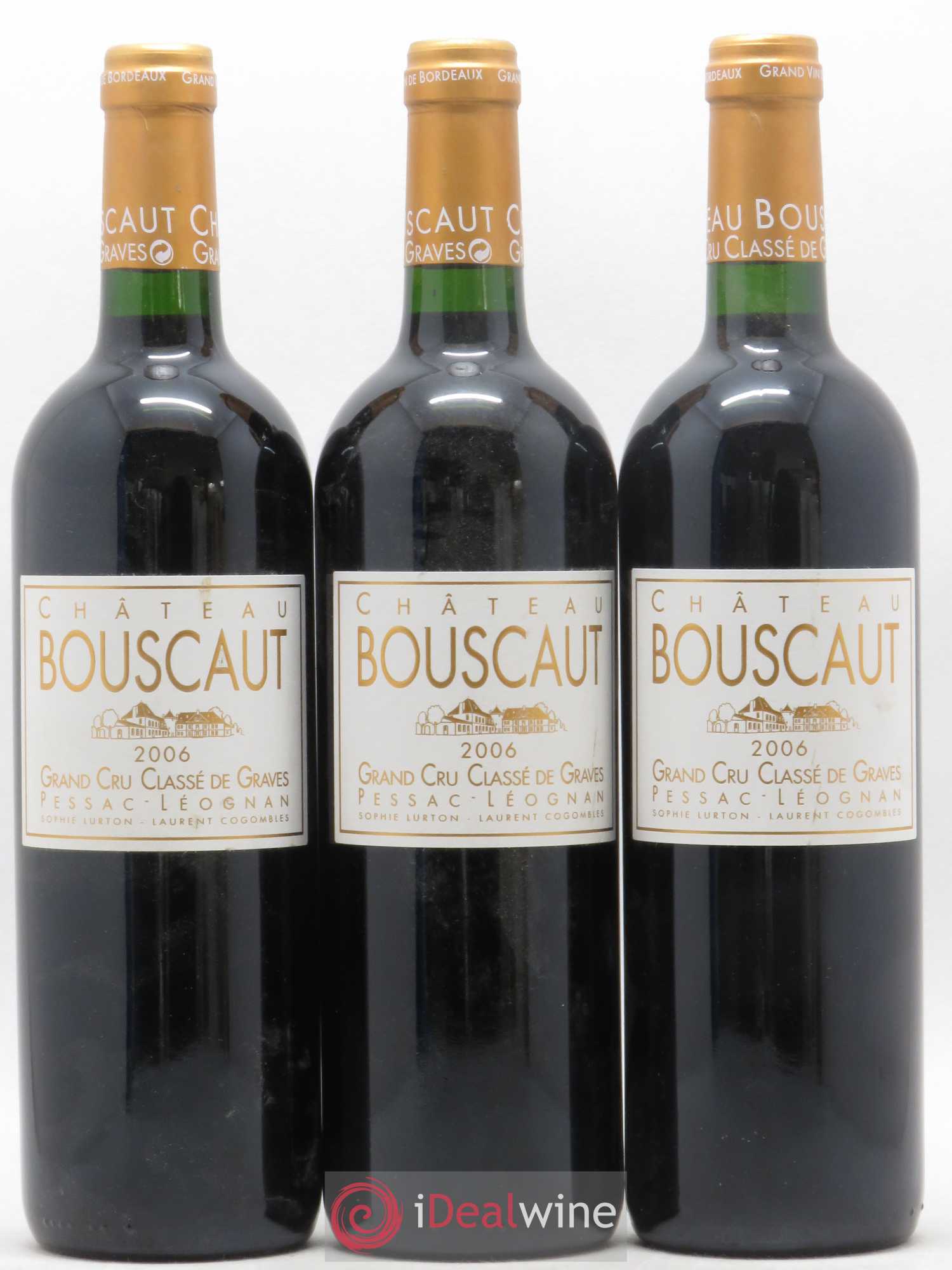 Château Bouscaut Cru Classé de Graves 2006 - Lot de 6 bouteilles - 1