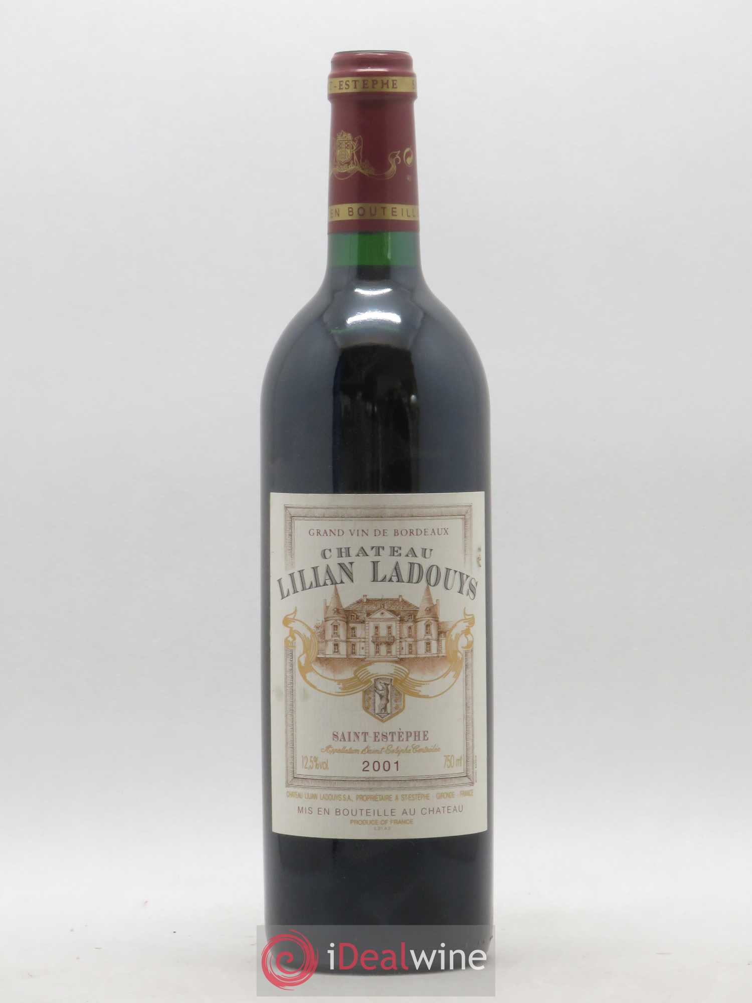 Château Lilian Ladouys Cru Bourgeois 2001 - Lot de 1 bouteille - 0
