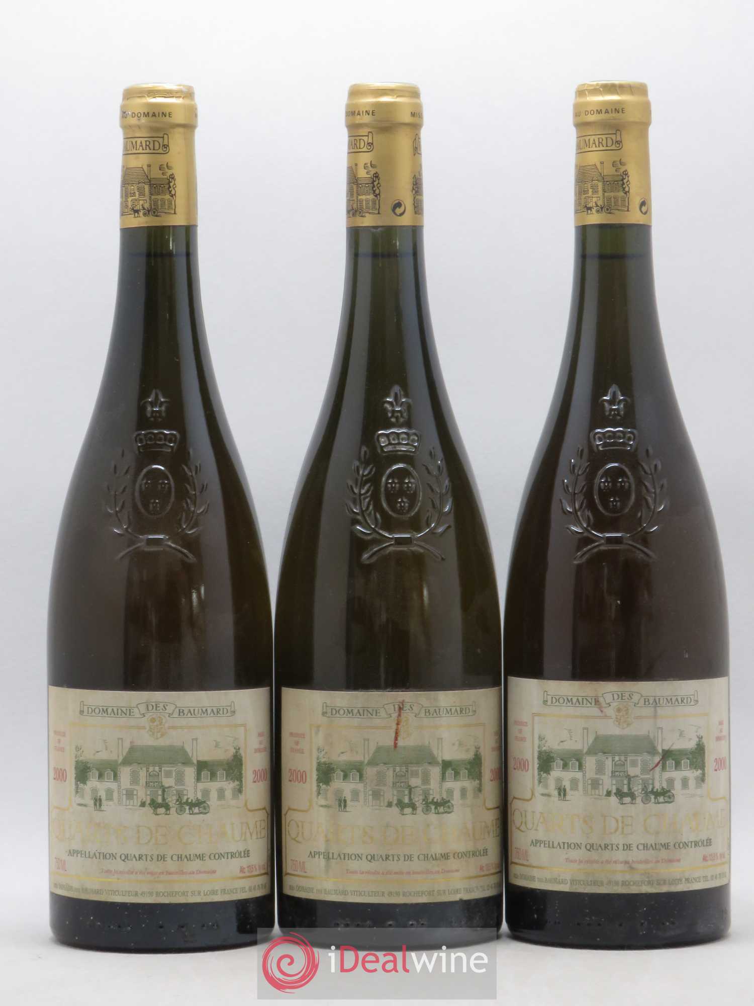 Quarts de Chaume Baumard (Domaine des) 2000 - Lotto di 3 bottiglie - 0