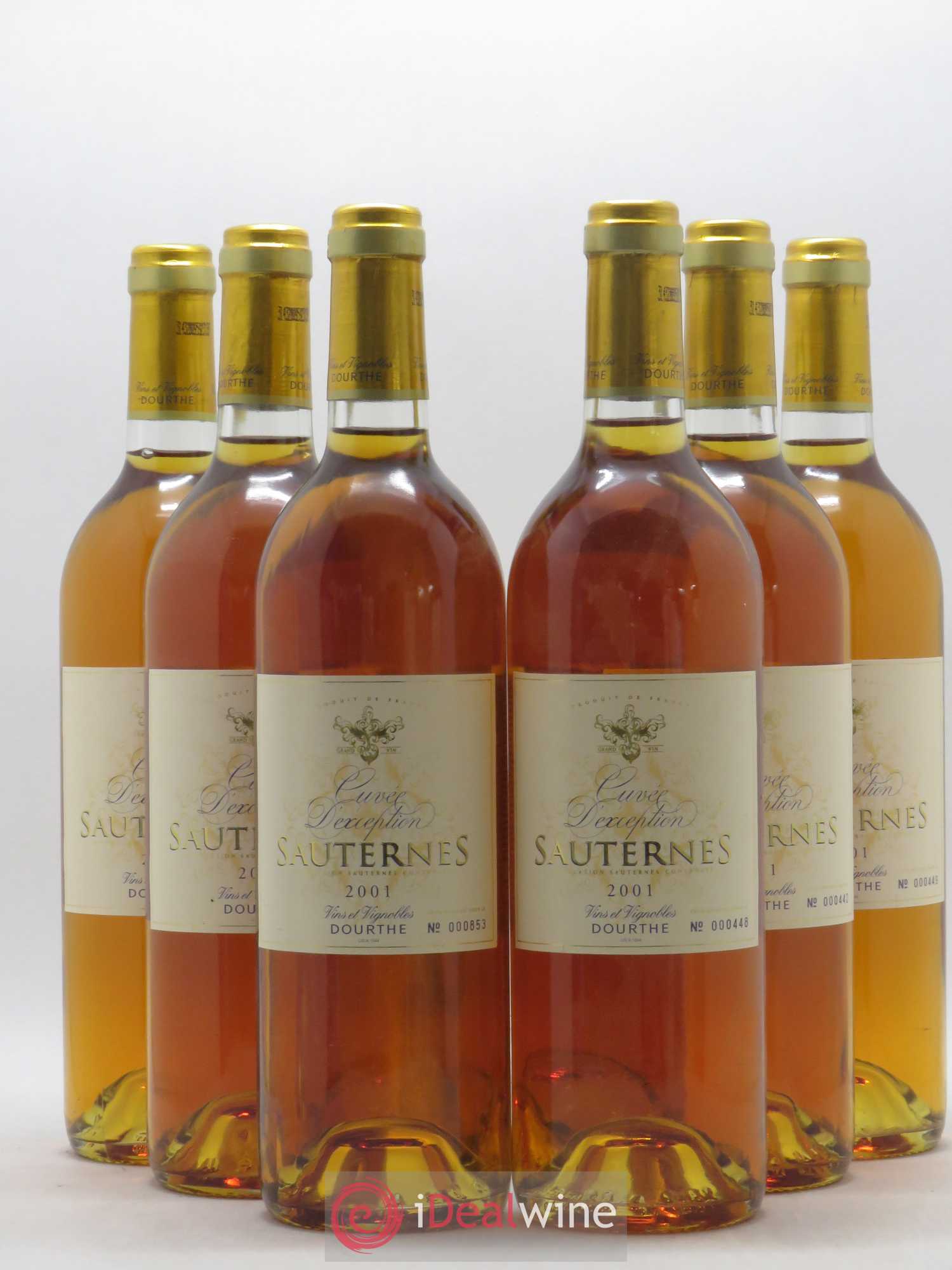 Sauternes Dourthe 2001 - Lotto di 6 bottiglie - 0