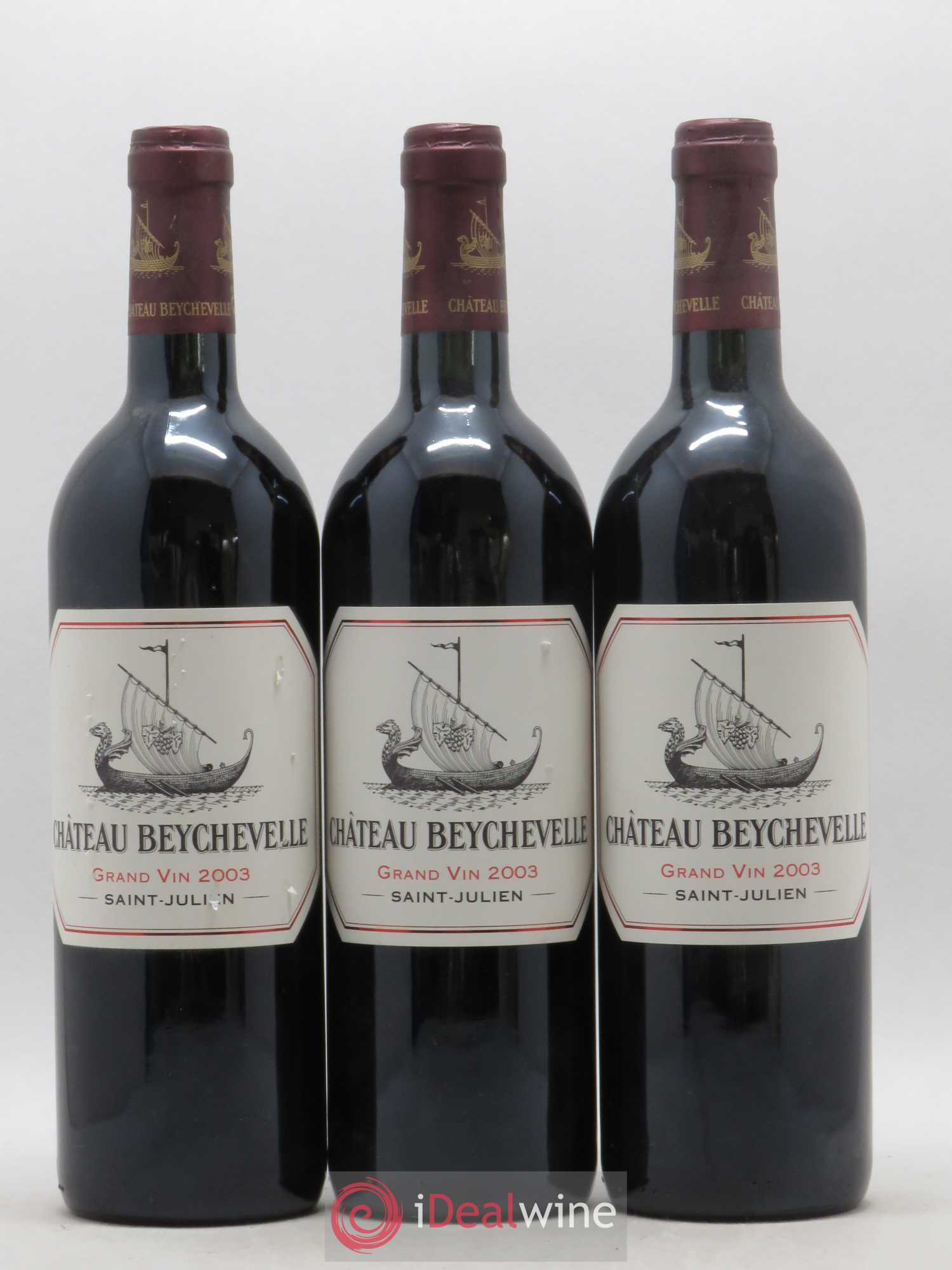 Château Beychevelle 4ème Grand Cru Classé 2003 - Lot de 6 bouteilles - 1