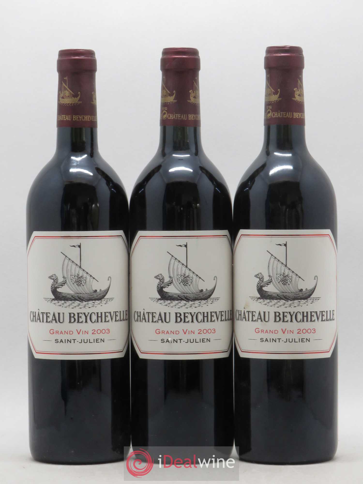 Château Beychevelle 4ème Grand Cru Classé 2003 - Lot de 6 bouteilles - 2