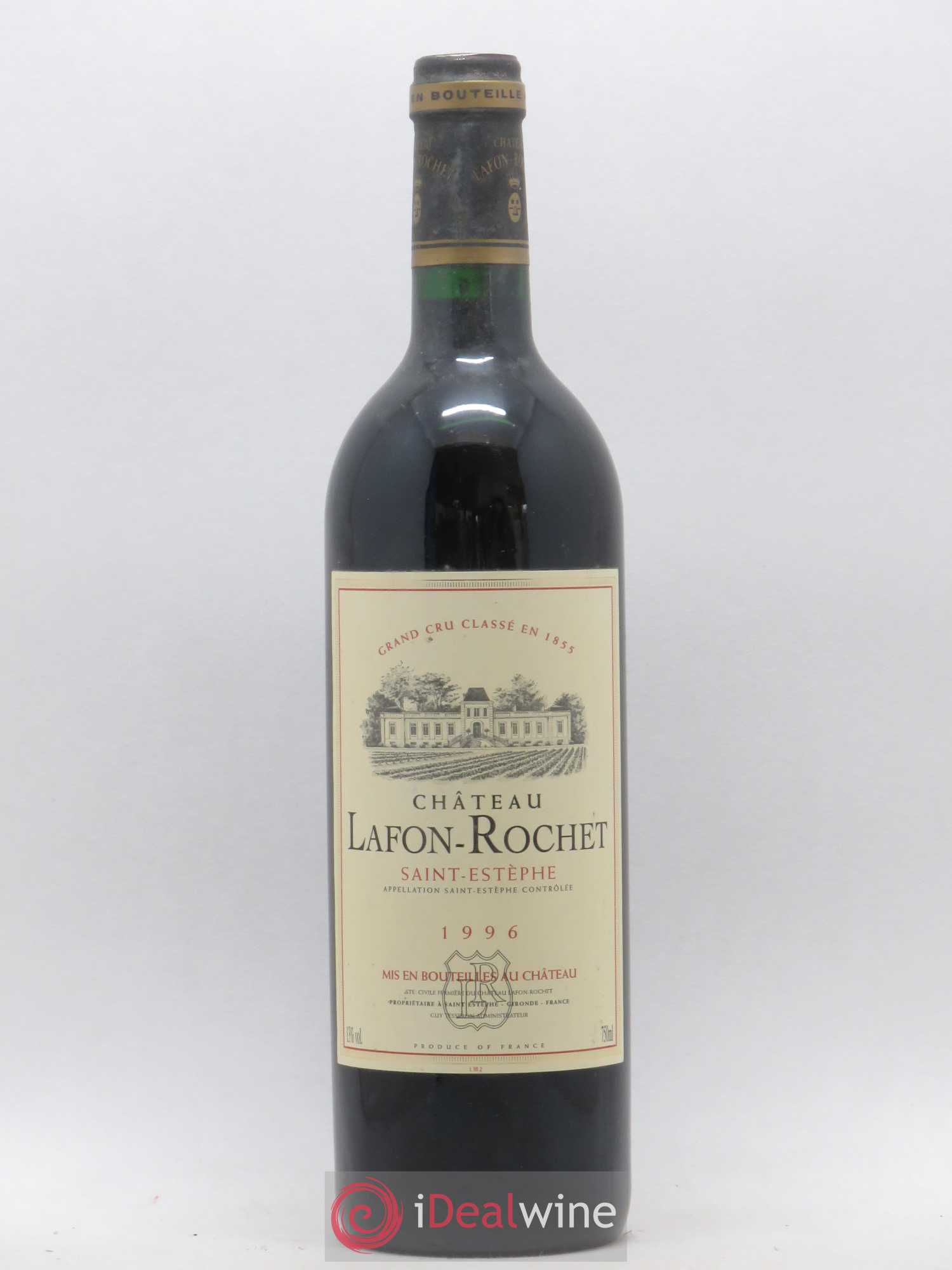 Château Lafon Rochet 4ème Grand Cru Classé 1996 - Lot de 1 bouteille - 0