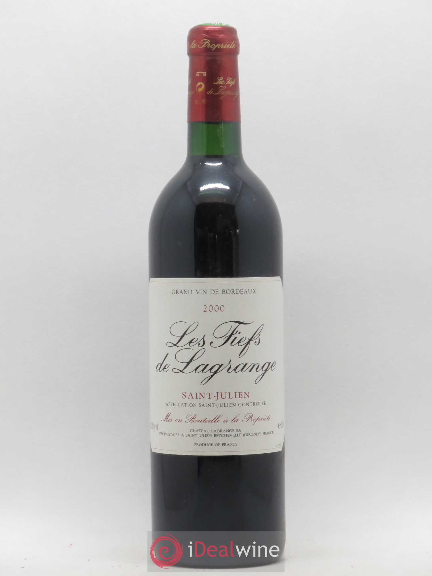 Les Fiefs de Lagrange Second Vin 2000 - Lot de 1 bouteille - 0
